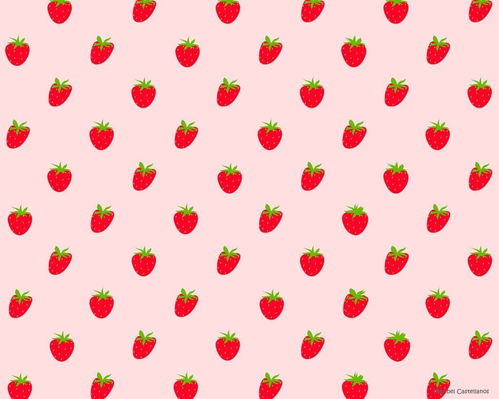 1030x820 Kawaii Strawberry Wallpaper, Desktop