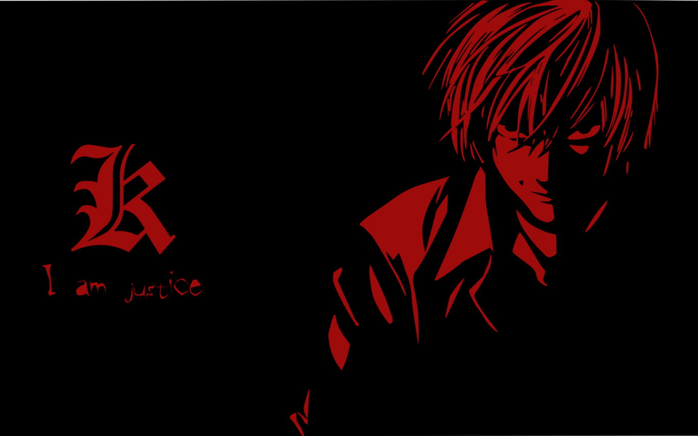 1370x860 I AM Kira Death Note Desktop Wallpaper. Hot Trending Now, Desktop