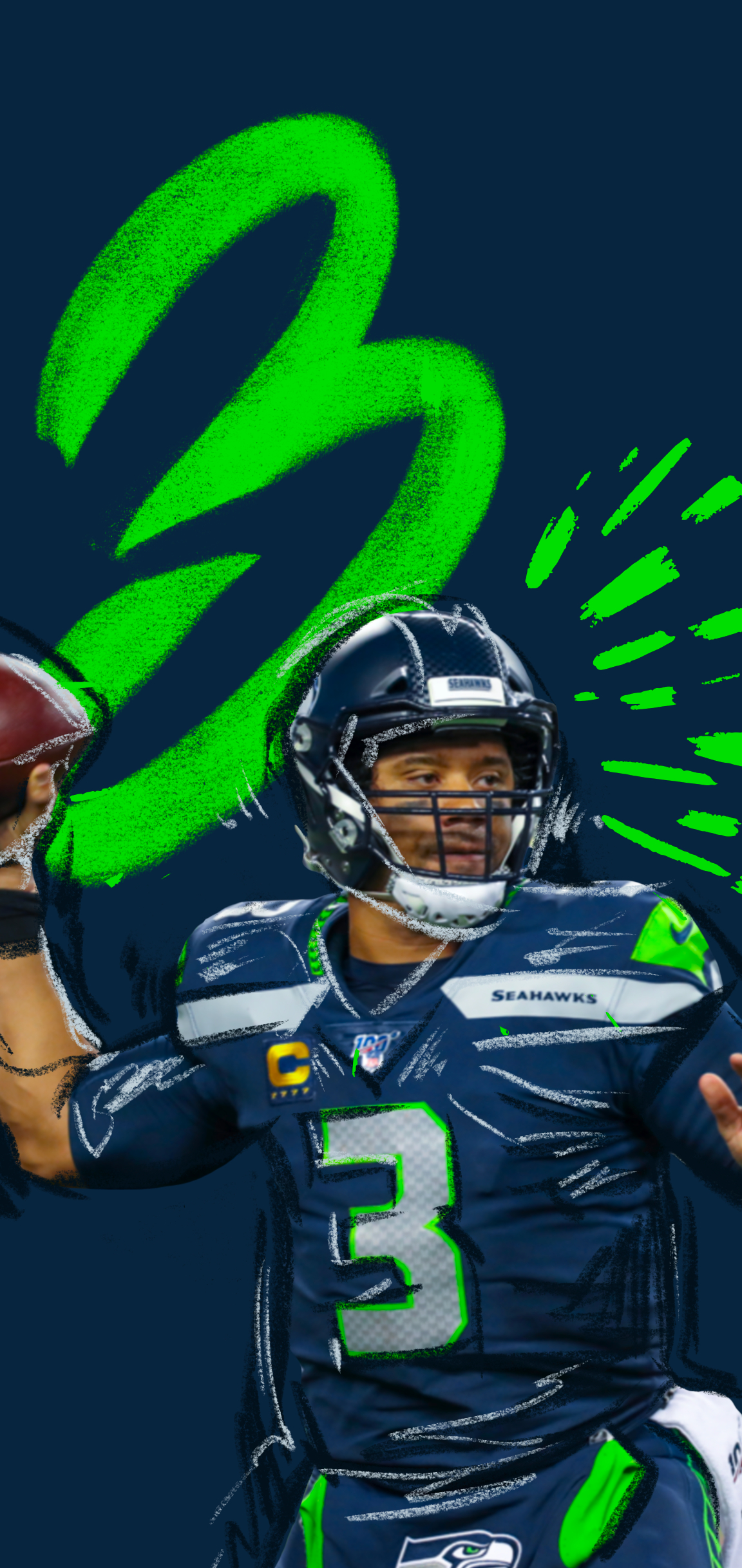 1160x2440 Seahawks Football Wallpaper Free Seahawks Football Background, Phone