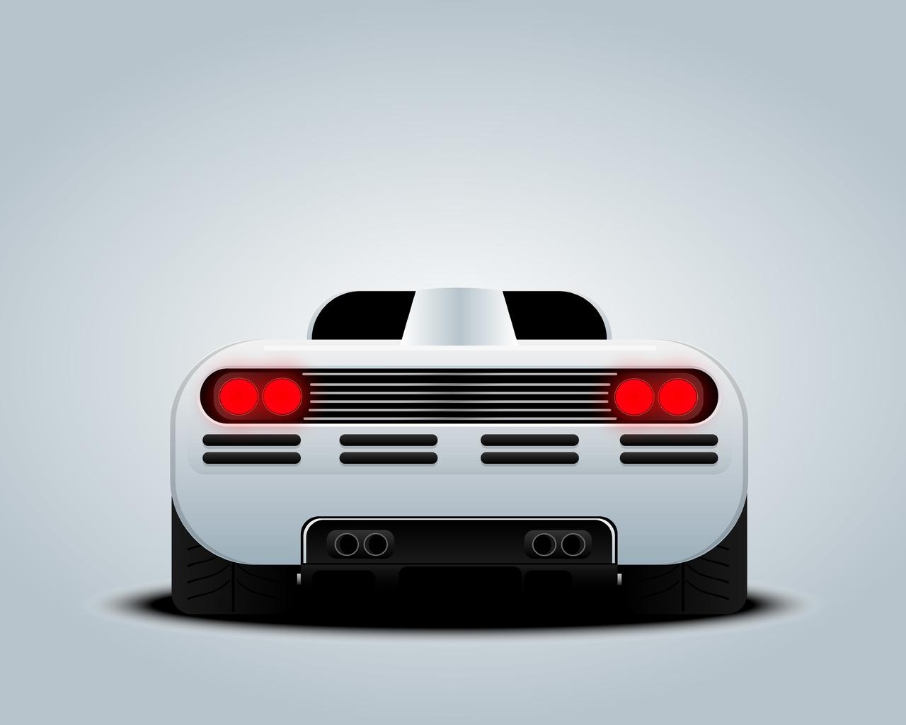 1280x1030 Mclaren F1 5k Minimalism  Resolution HD, Desktop