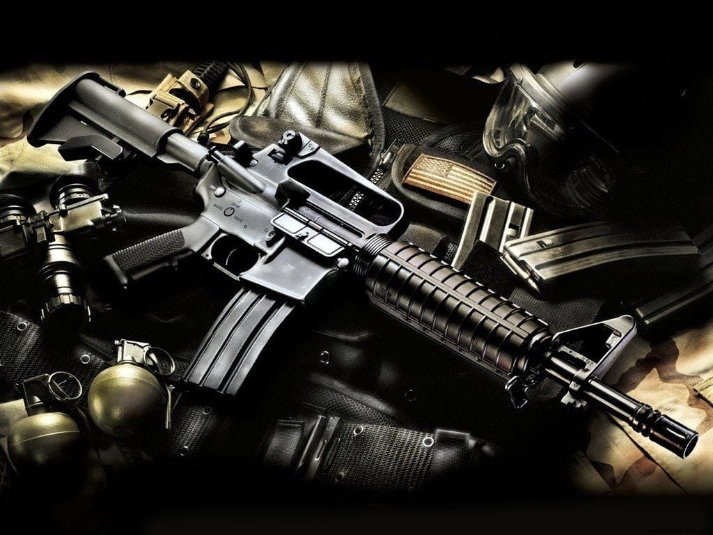 1030x770 gun, Weapon, AR 15 Wallpaper HD / Desktop and Mobile Background, Desktop