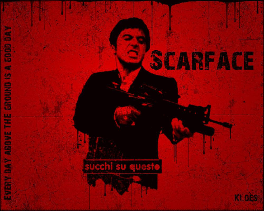 1000x800 Download Stencil Tony Montana Scarface Wallpaper, Desktop