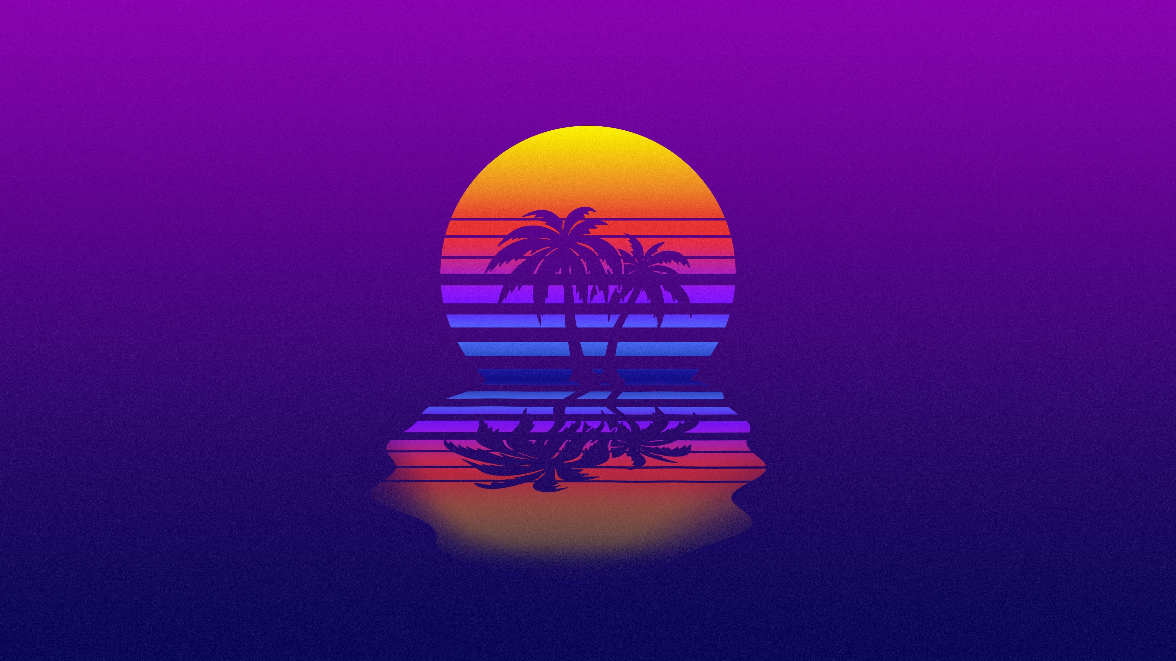 3840x2160 Retro Wave 4k PC Wallpaper, Desktop