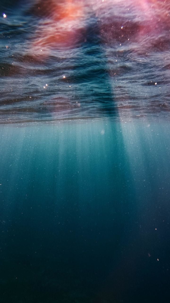 720x1280 Underwater, sunrays, blue water, sea wallpaper. Photography wallpaper, Underwater, Water, Phone