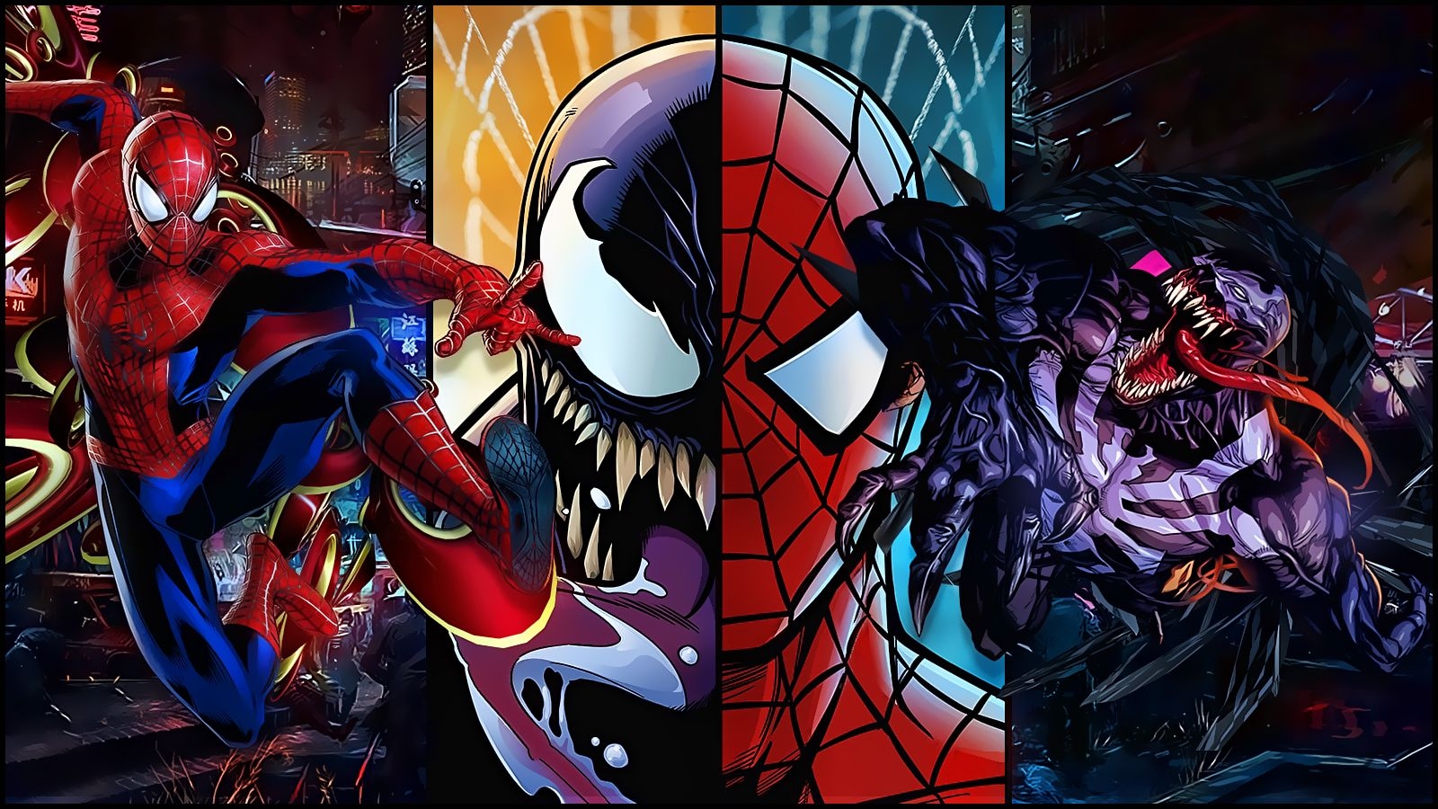 1600x900 Spiderman Vs Venom Wallpaper, Desktop