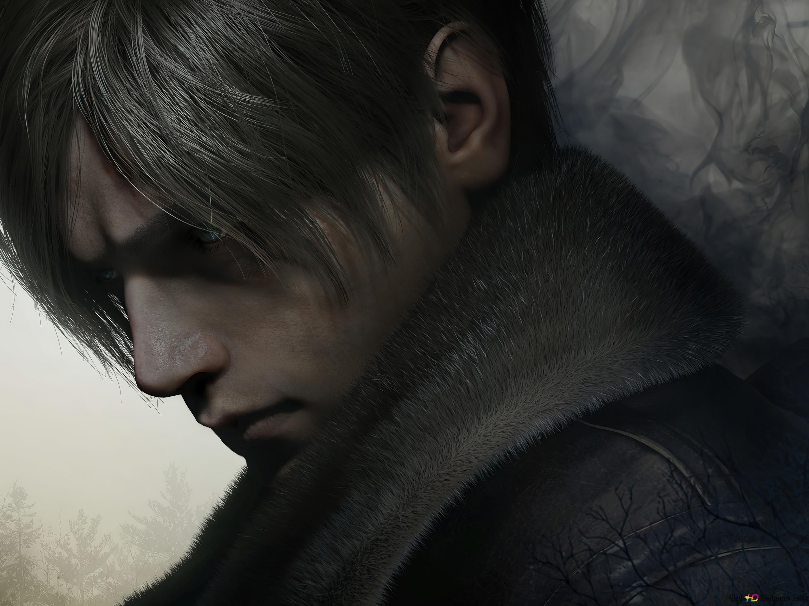 2800x2100 Resident Evil 4 Remake Leon poster 4K wallpaper download, Desktop