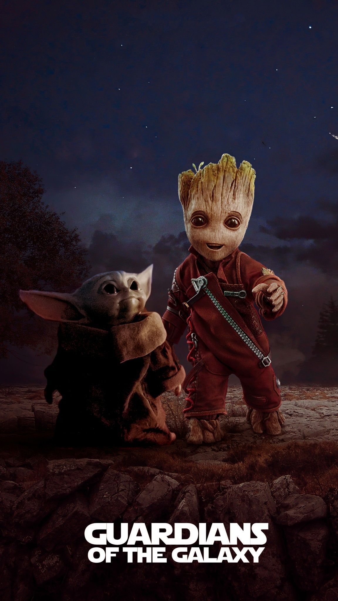 1160x2050 Baby Yoda & Baby Groot. Top superhero movies, Superhero movies, Phone