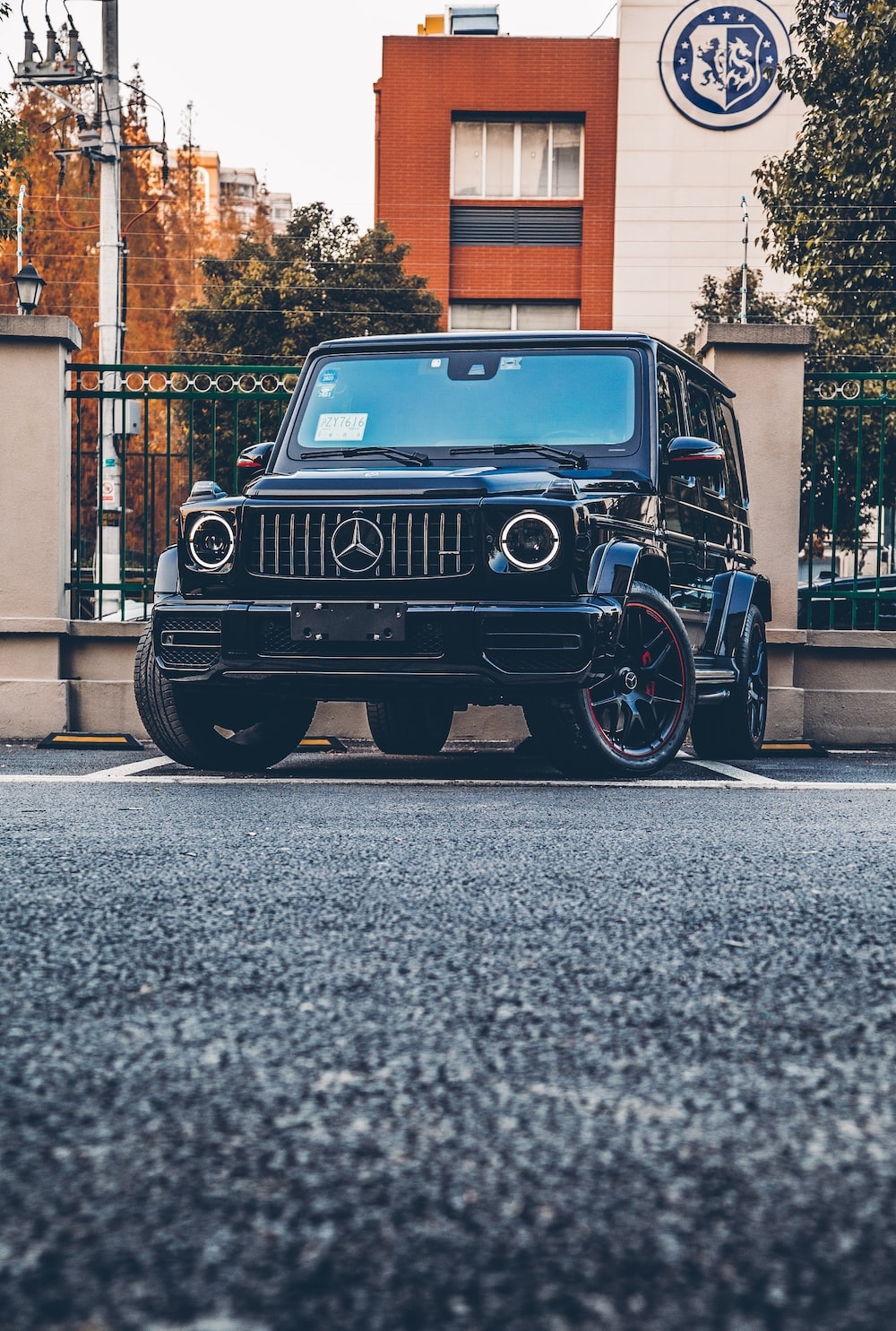 1000x1490 Black mercedes benz g class parked on sidewalk during daytime photo, Phone