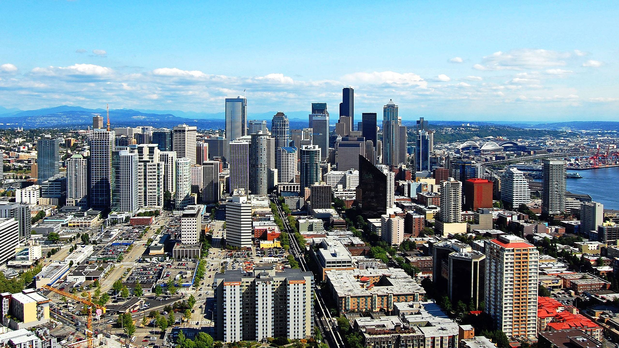 2560x1440 Seattle Skyline  wallpaper, Desktop