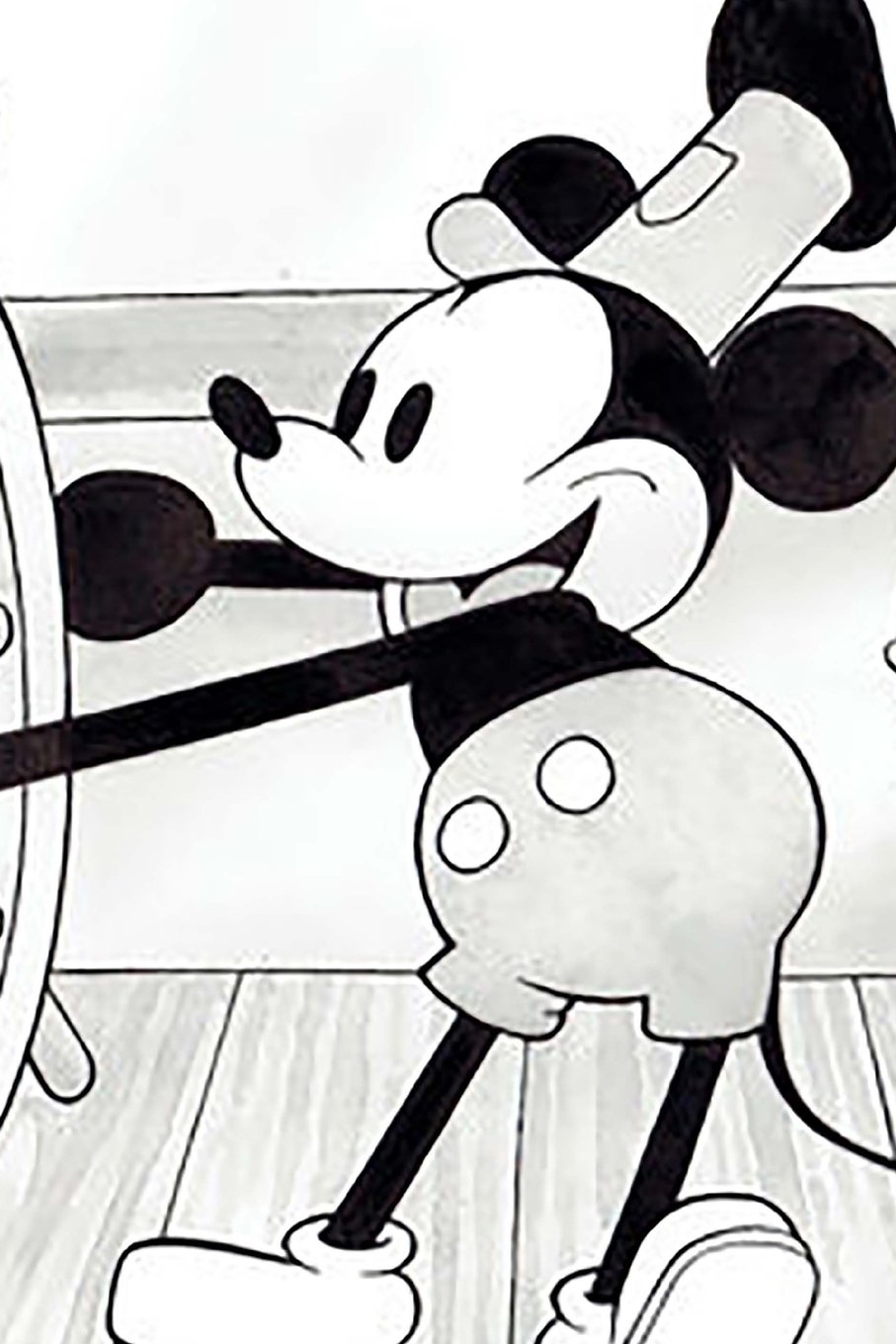 910x1360 Journal: Steamboat Willie Mickey Mouse: PlainSimpleBooks: 9781986180436: Books, Phone