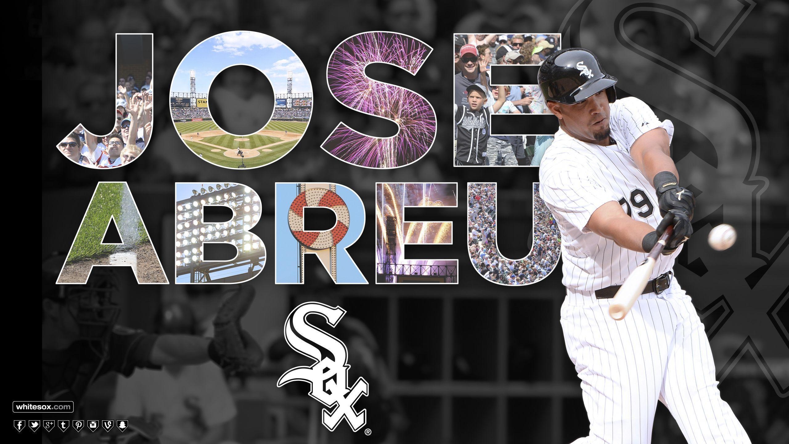 2560x1440 MLB Chicago White Sox Jose Abreu wallpaper HD 2016 in Baseball, Desktop