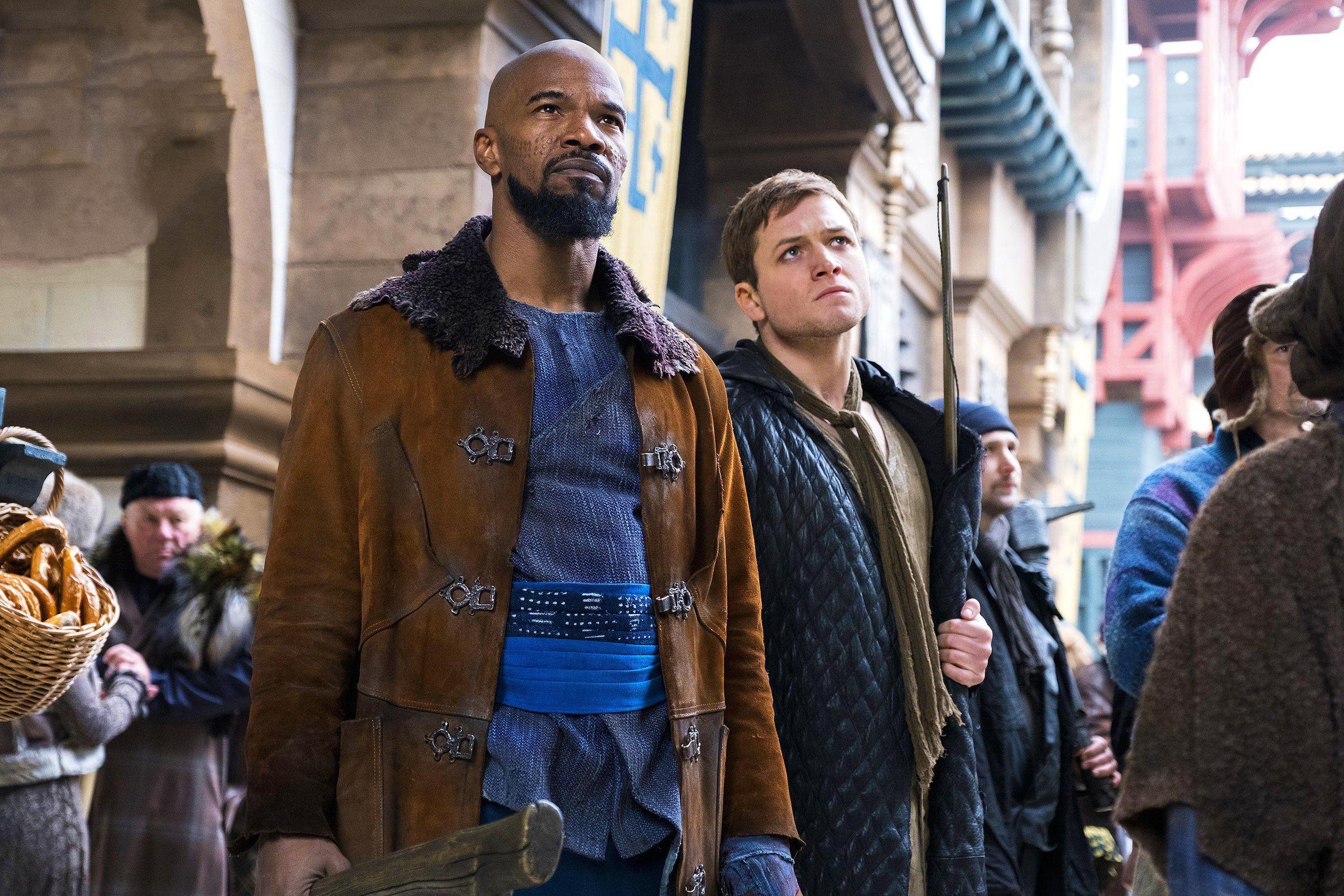 2560x1710 Jamie Foxx As Little John And Taron Egerton In Robin Hood HD, Desktop