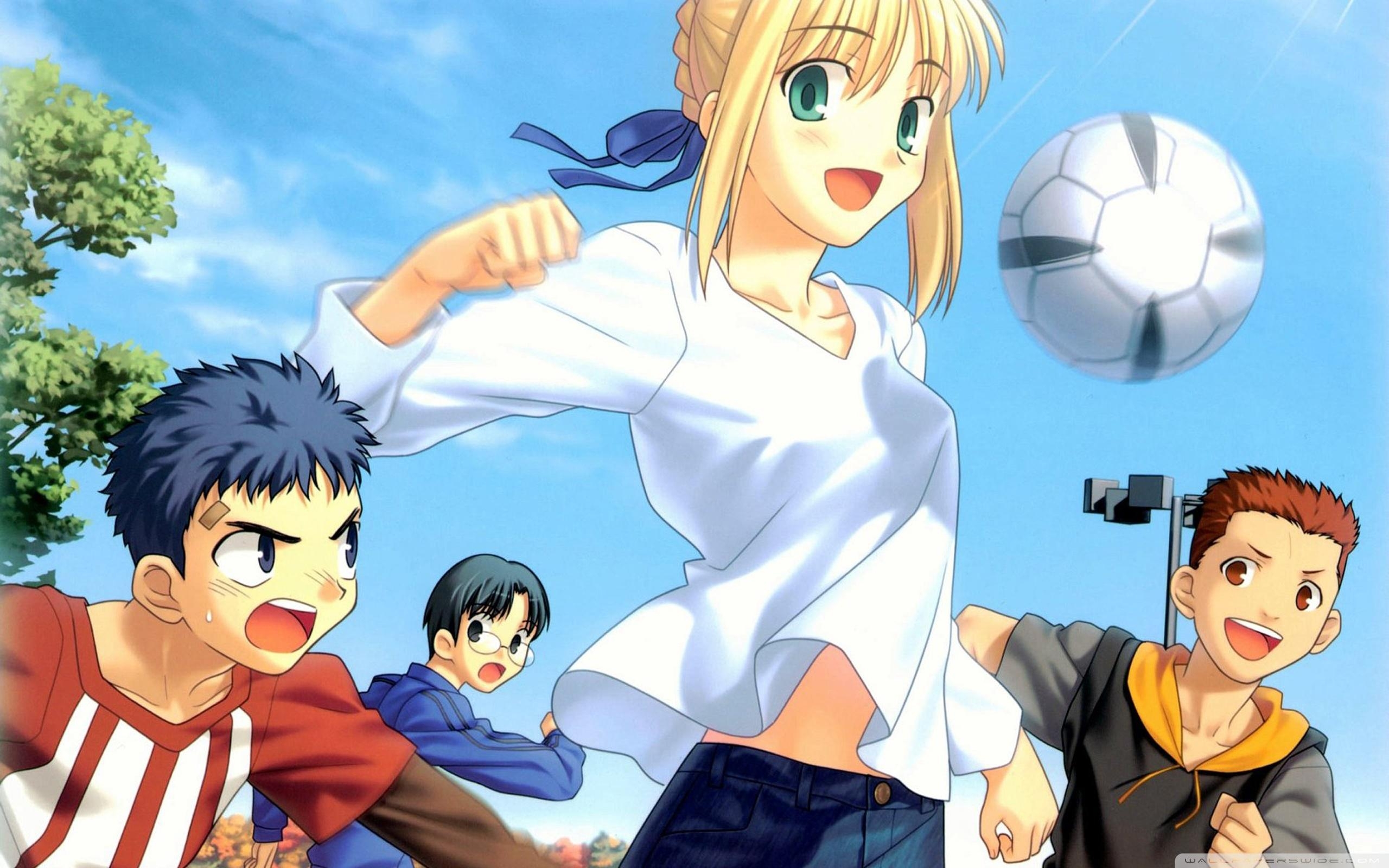 2560x1600 Anime Soccer Girl Ultra HD Desktop.wallpaperwide.com, Desktop