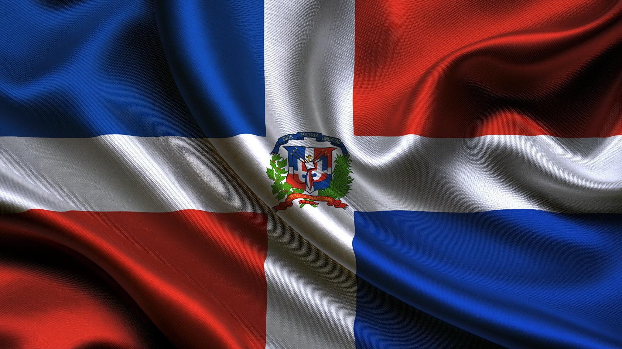 2050x1160 Dominican Flag Wallpaper, Desktop