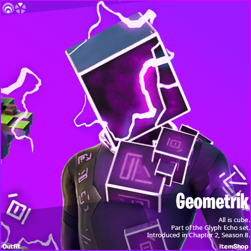 520x520 Geometrik Fortnite wallpaper, Phone