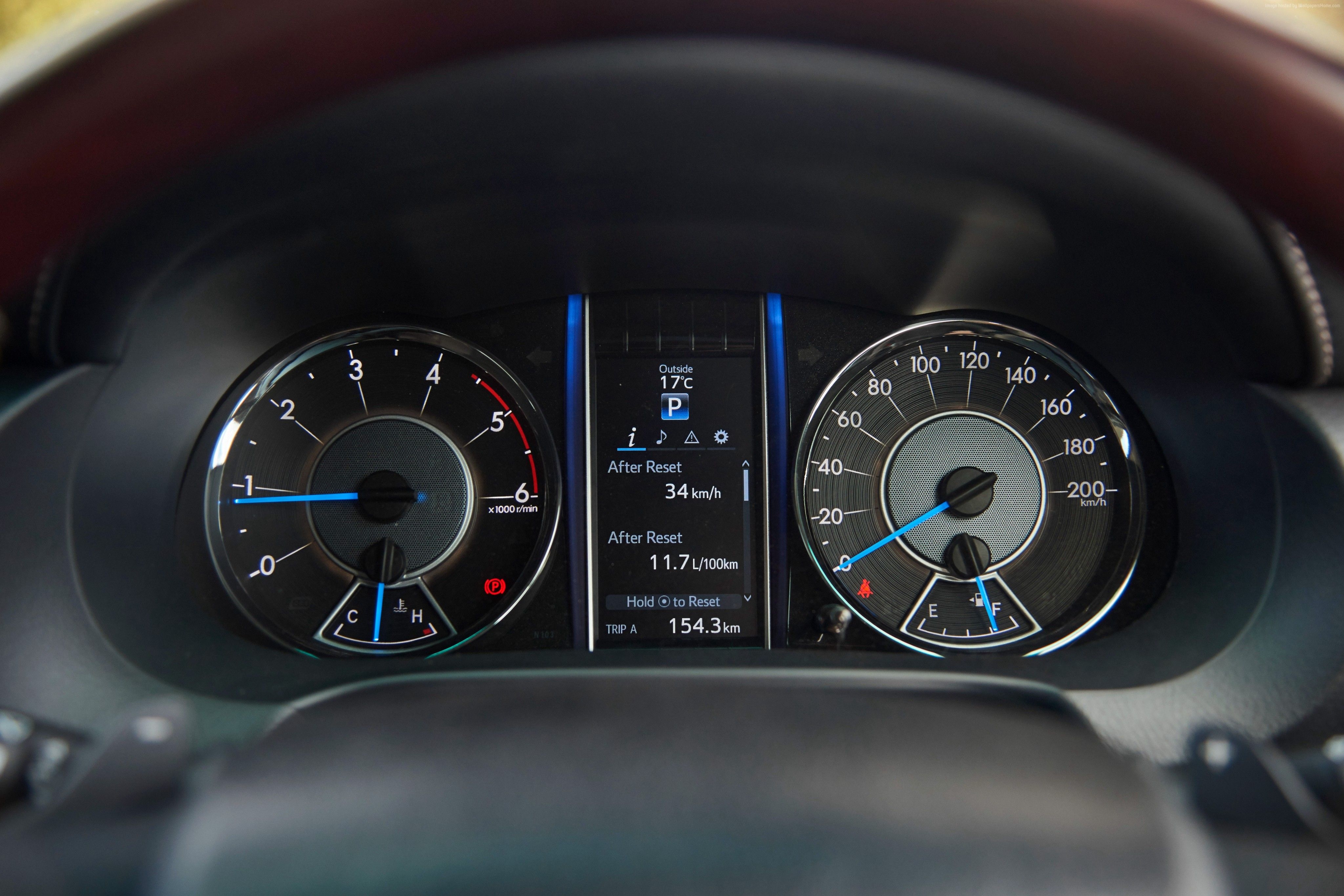 4100x2740 #Toyota Fortuner, #instrument cluster. Cars and Bikes, Desktop