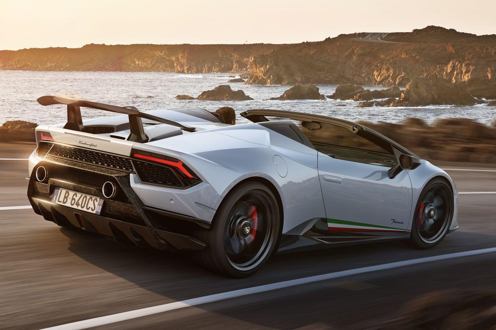 1700x1140 Lamborghini Huracan Performante Spyder: hardcore and topless thrills, Desktop