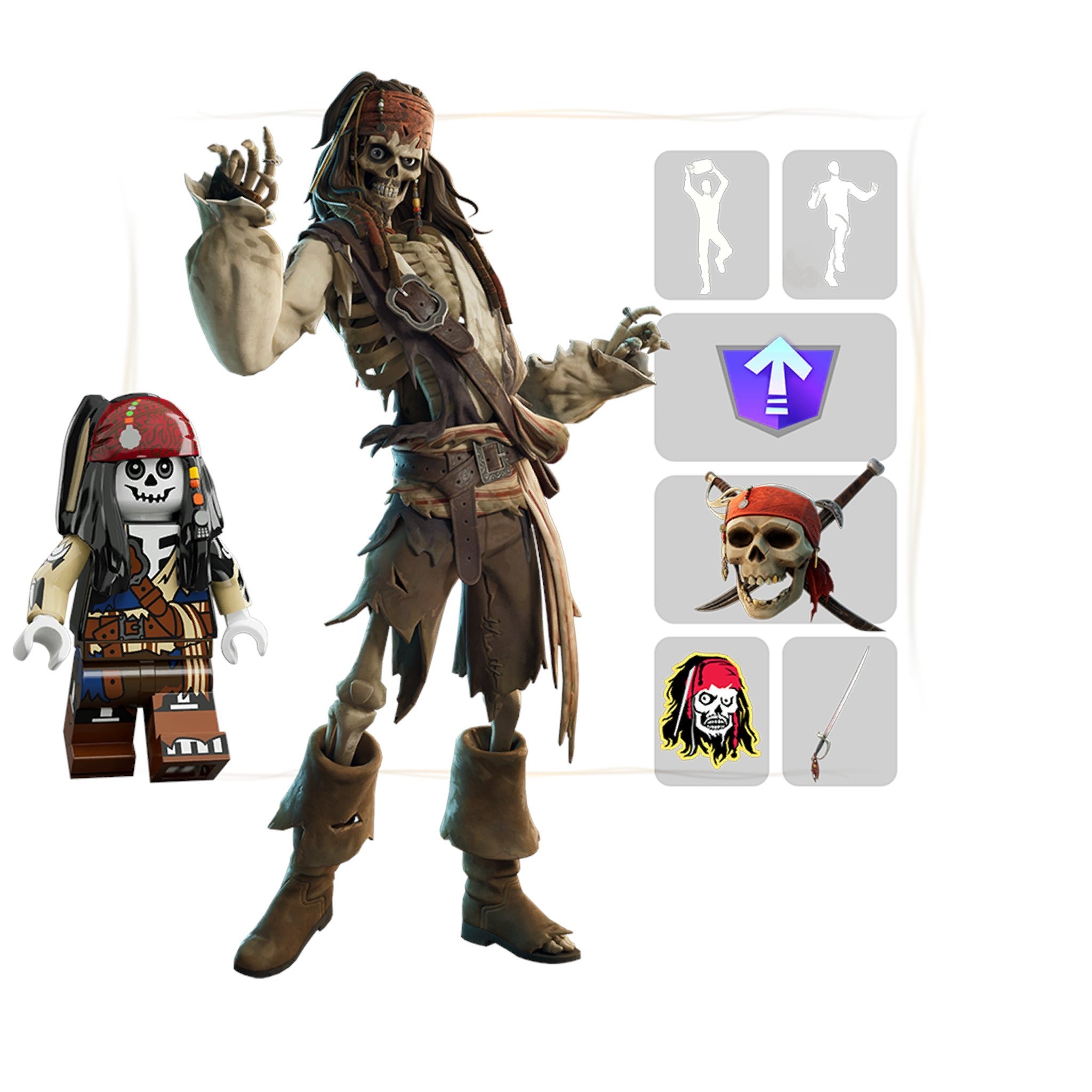 2050x2050 Cursed Jack Sparrow Fortnite wallpaper, Phone