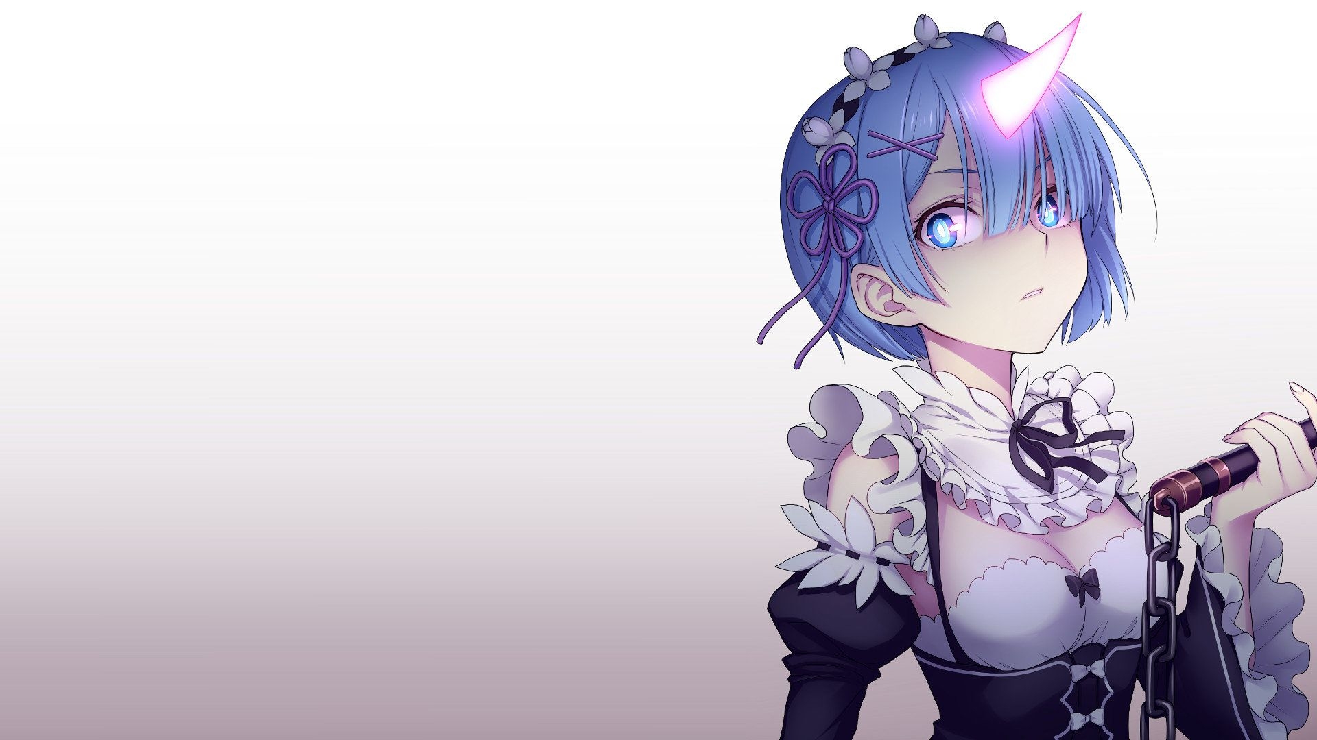 1920x1080 Download Wallpaper Re Zero Black And White, Desktop