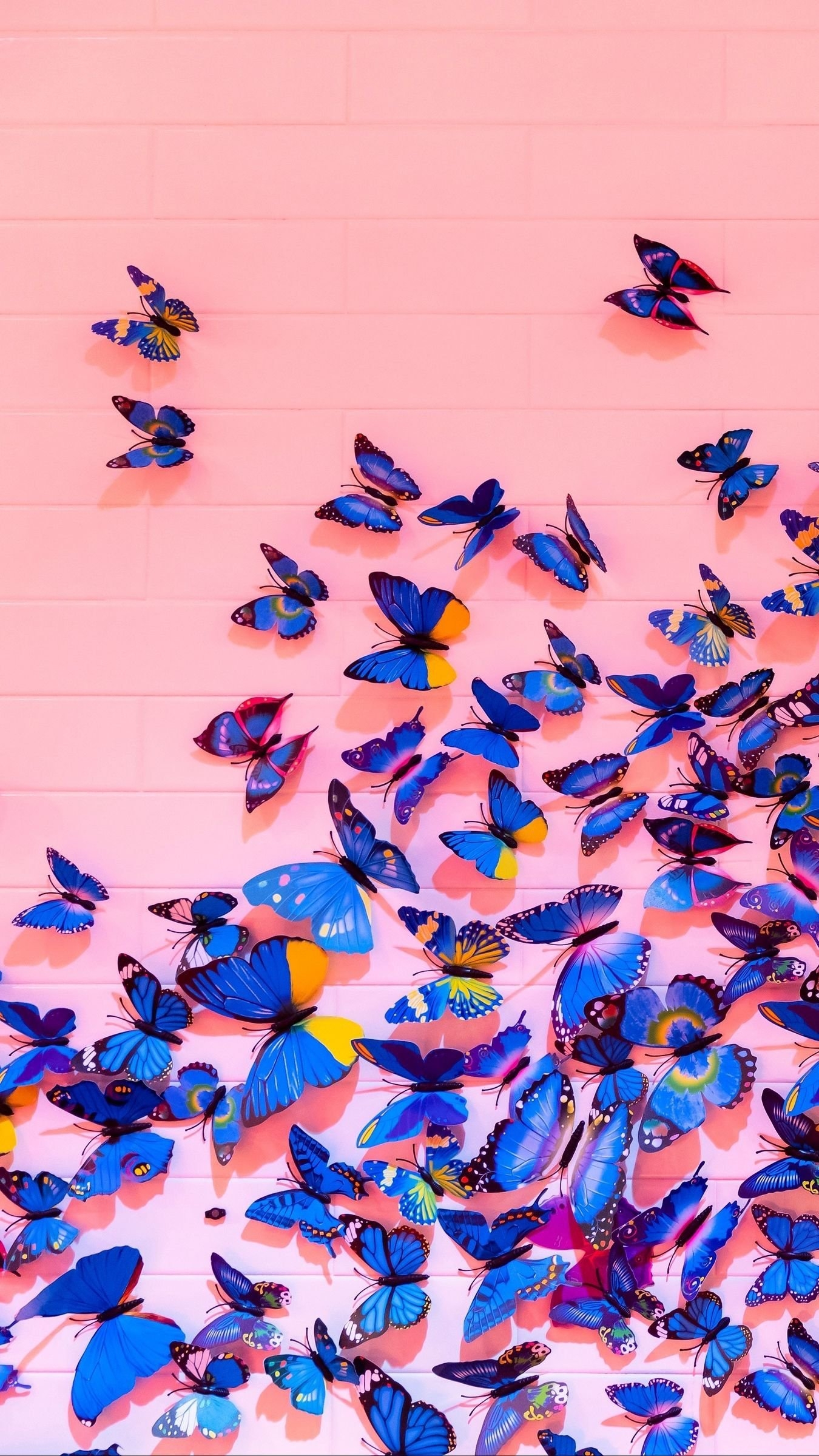 1350x2400 Ios butterfly Wallpaper Download, Phone