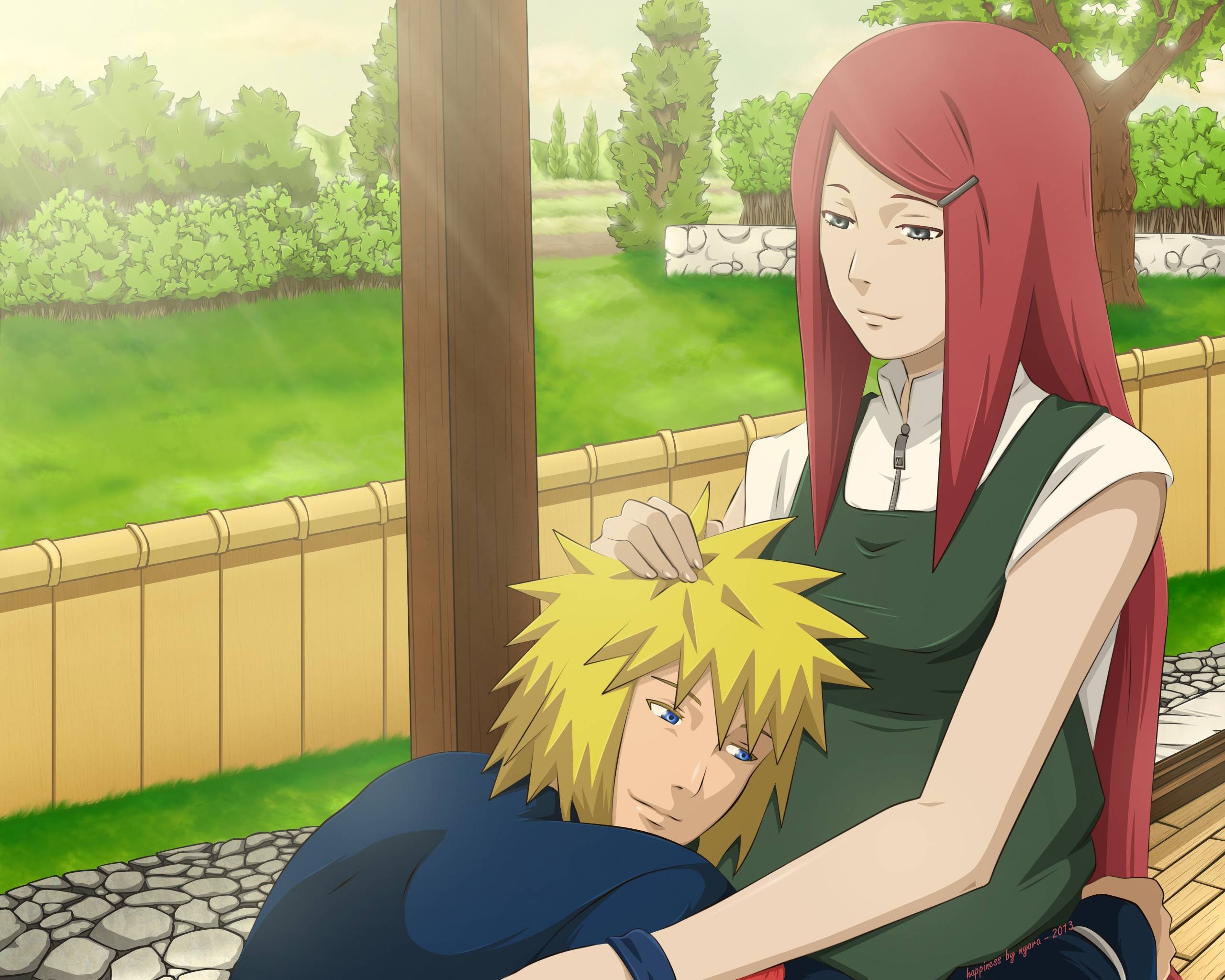 2560x2050 Minato and Kushina, Desktop