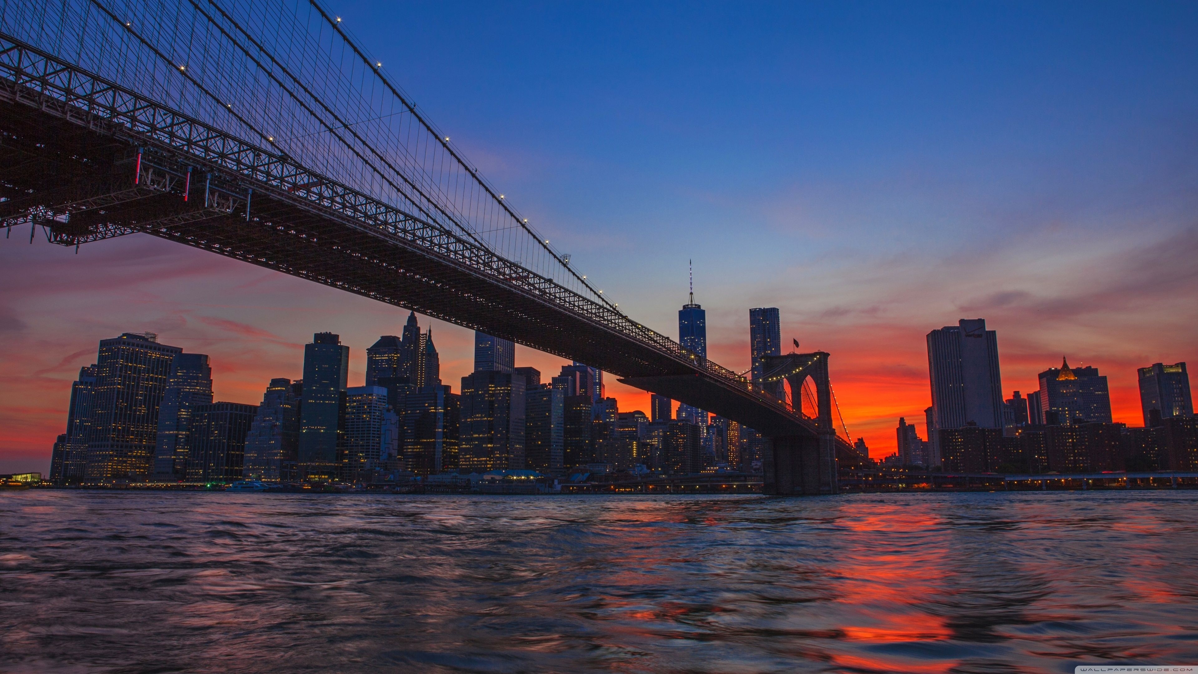 3840x2160 New York City, Brooklyn Bridge View ❤ 4K HD Desktop Wallpaper, Desktop