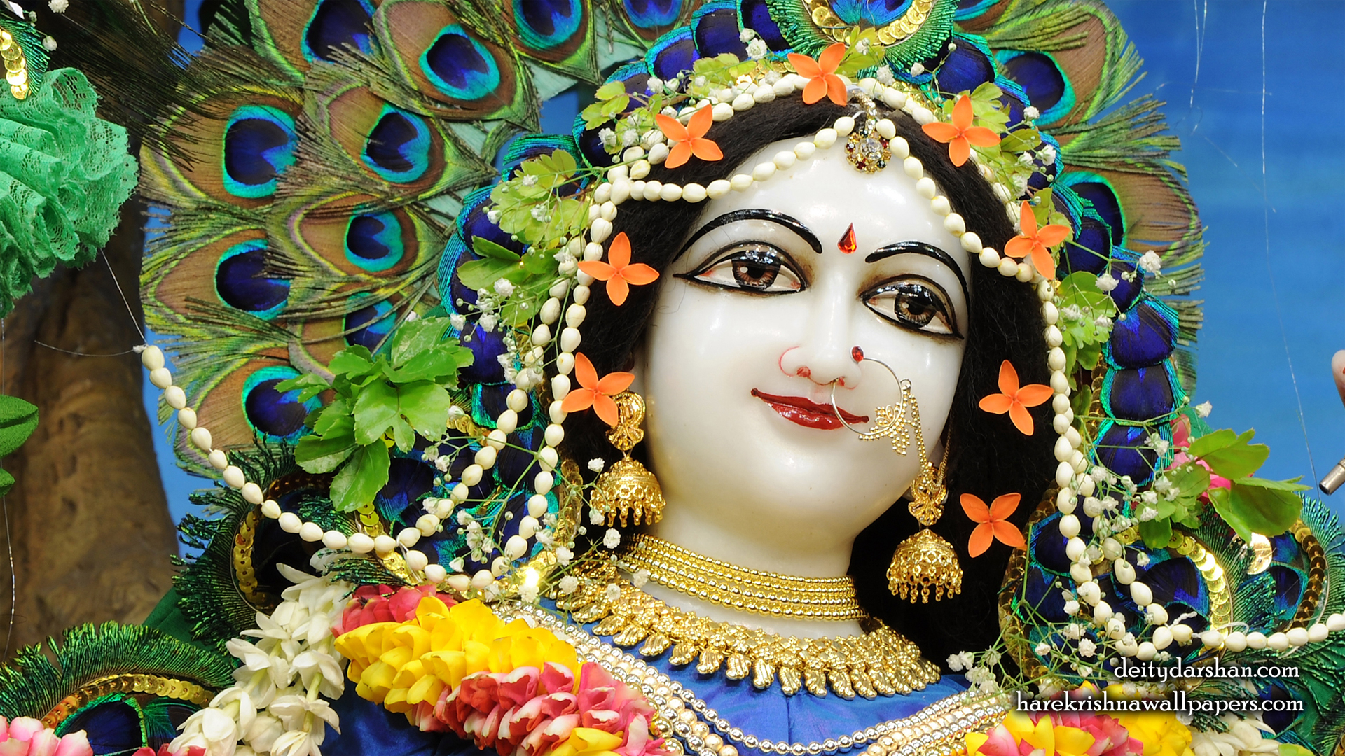 1920x1080 Srimati Radharani Close up Wallpaper (095) Size 1920×1080 Download, Desktop