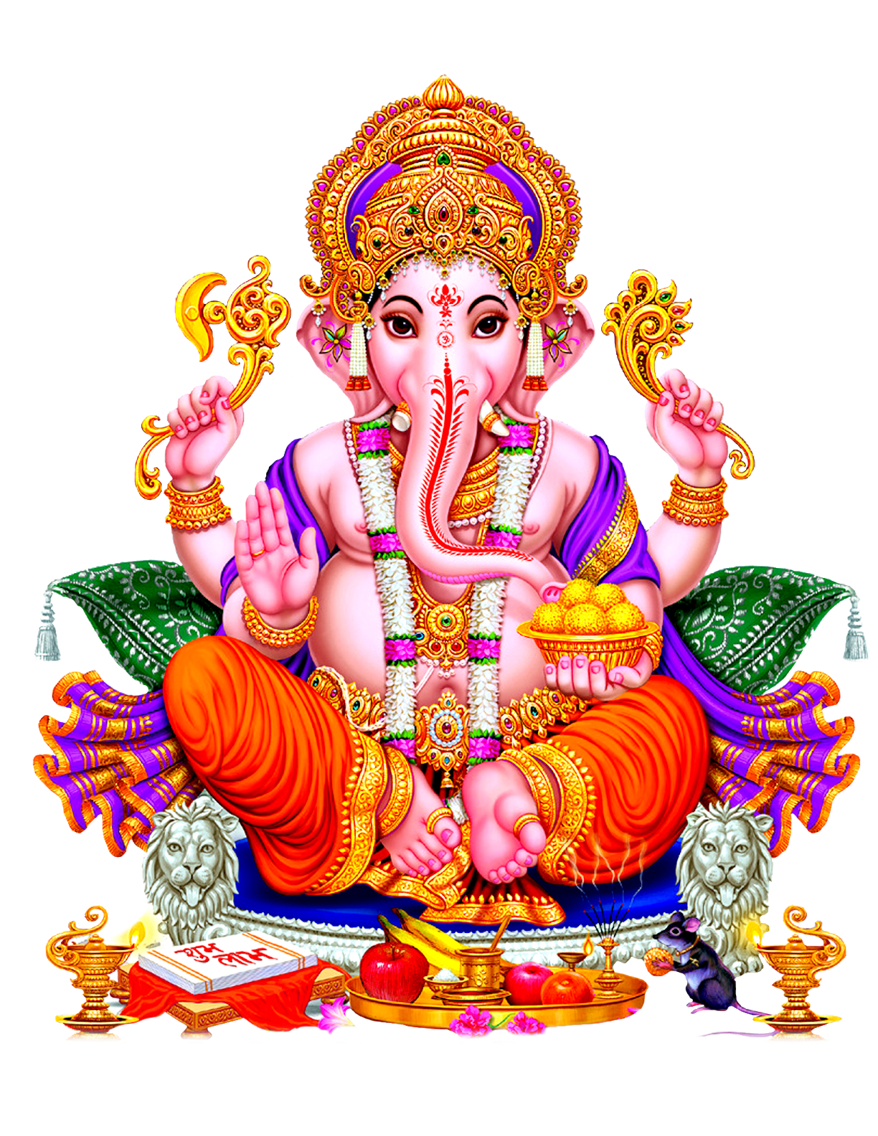 1240x1600 Lord Vinayaka Png Image Free Download Hd Lord Ganesh Image, Phone