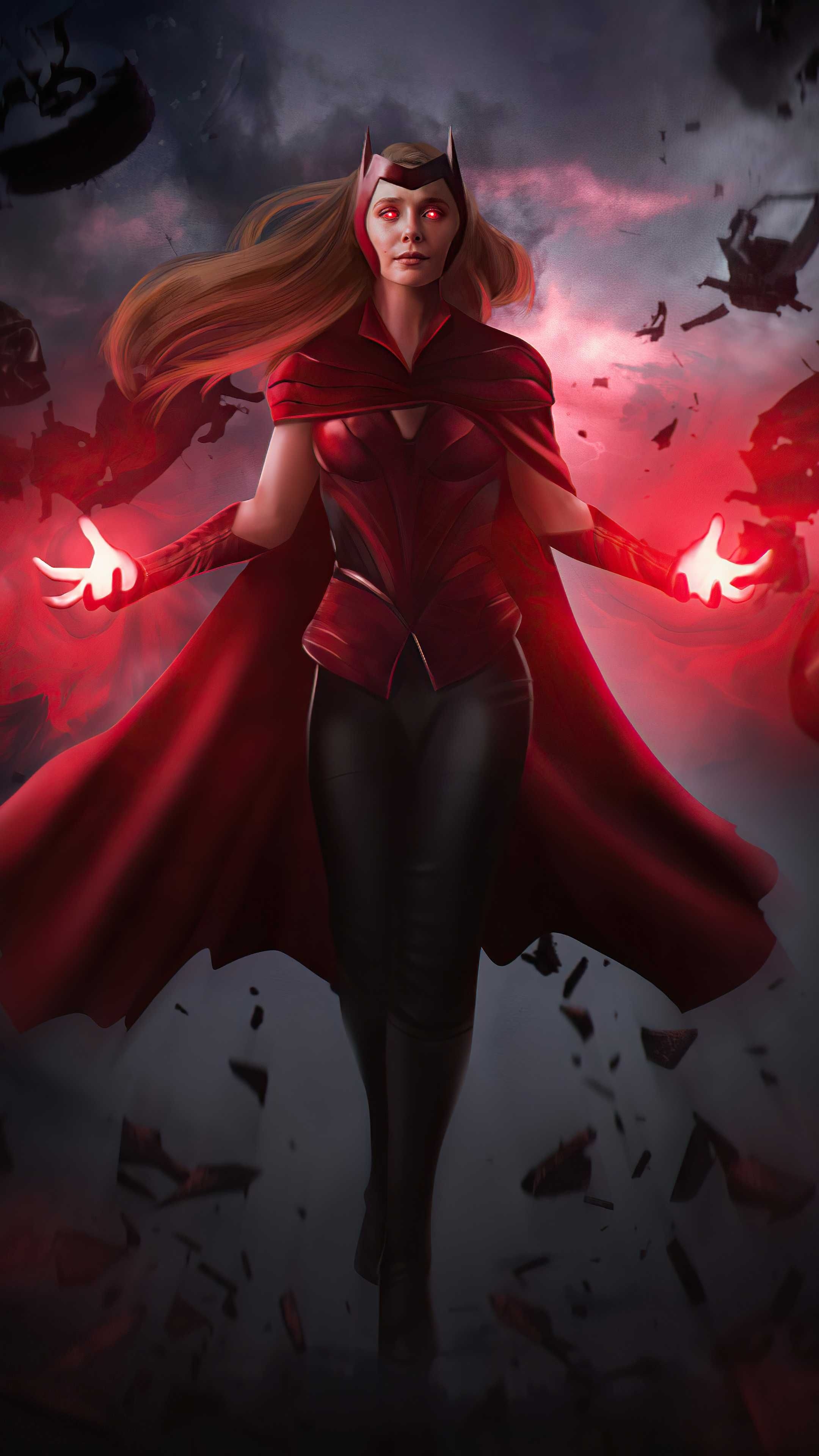 2160x3840 Scarlet Witch Wallpaper Browse Scarlet Witch Wallpaper with collections of Android, Avengers, Desktop, iPhone, Minimalist. Scarlet witch, Witch wallpaper, Scarlet, Phone