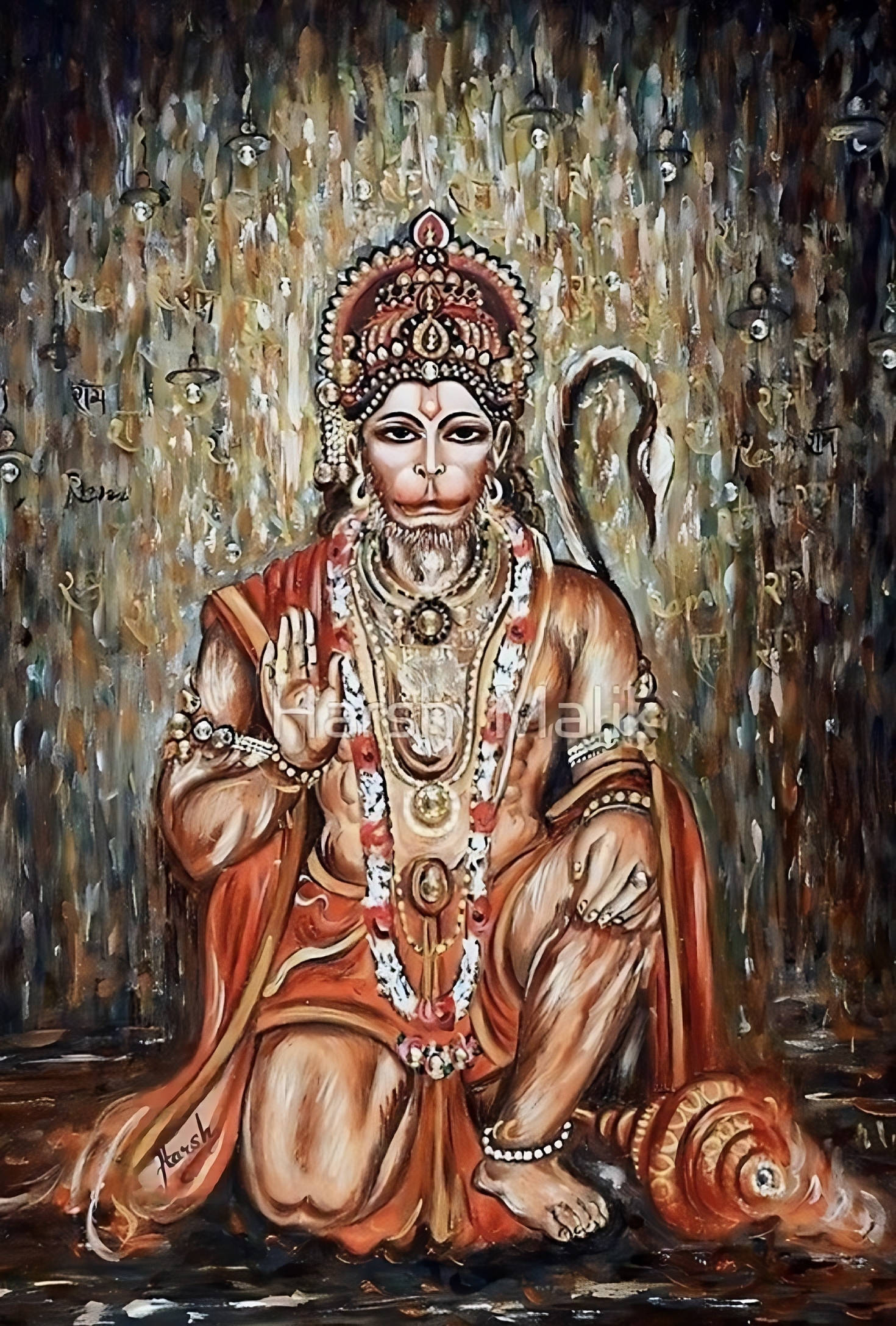 1470x2180 Hanuman HD iphone Wallpaper Download, Phone