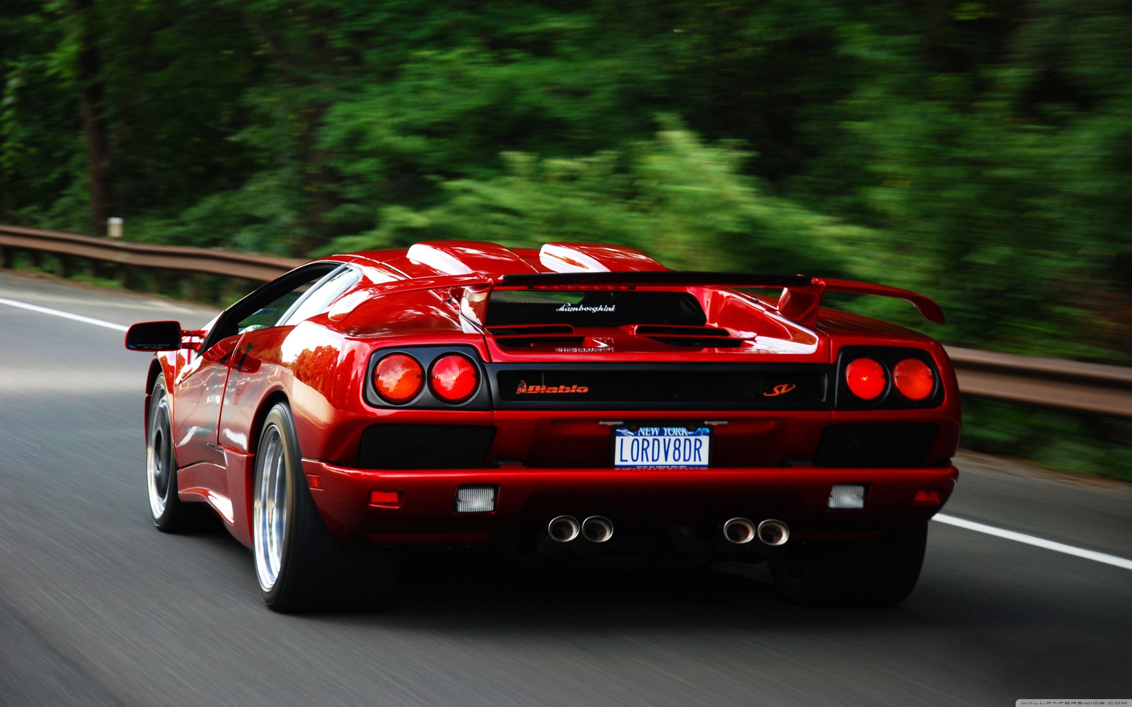 3840x2400 Lamborghini Diablo SV HD desktop wallpaper, Widescreen, High, Desktop