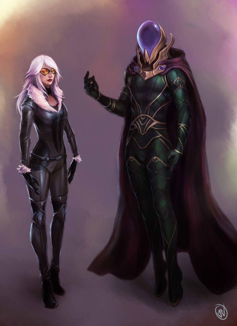 800x1100 Mysterio and Blackcat, Phone