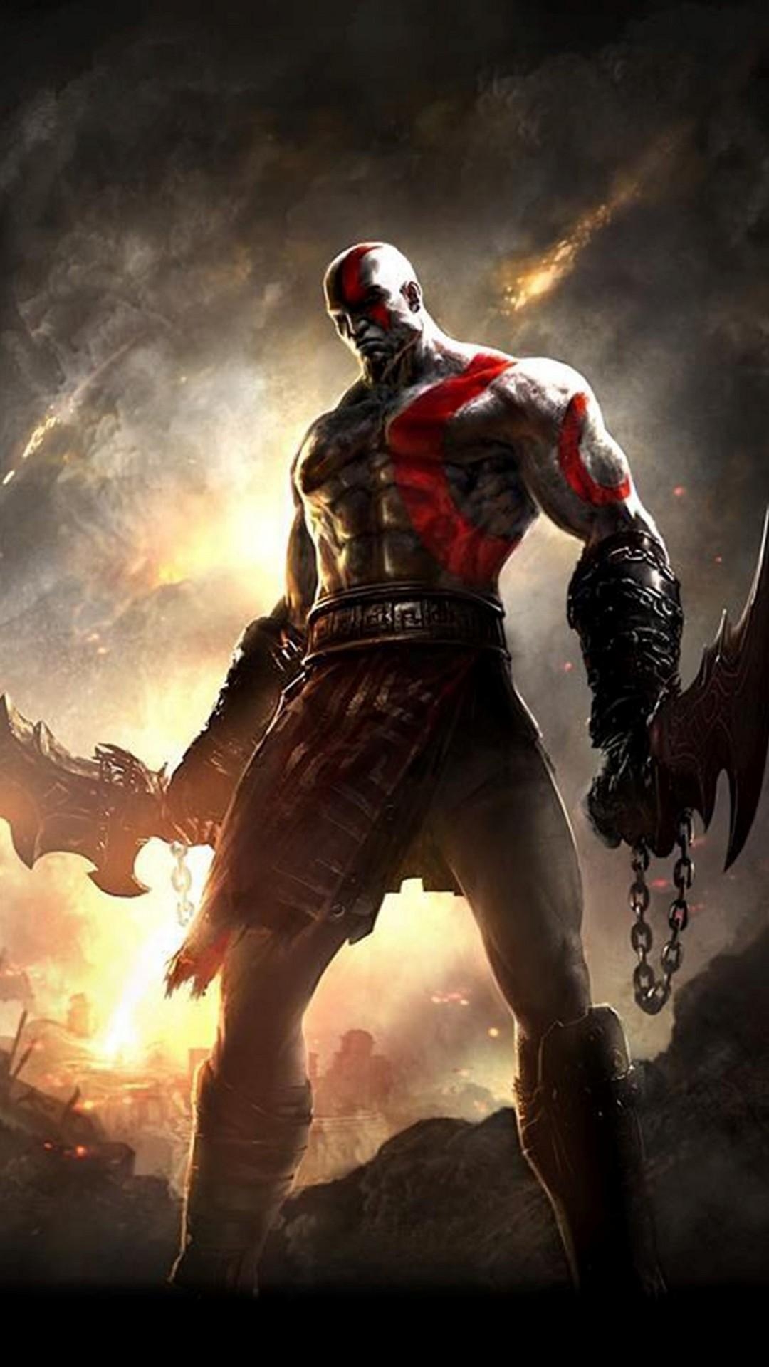 1080x1920 God of War Kratos Wallpaper HD for Android, Phone