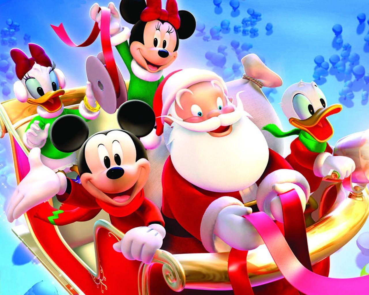 1280x1030 Mickey Mouse Christmas Wallpaper for FB Cover, Desktop