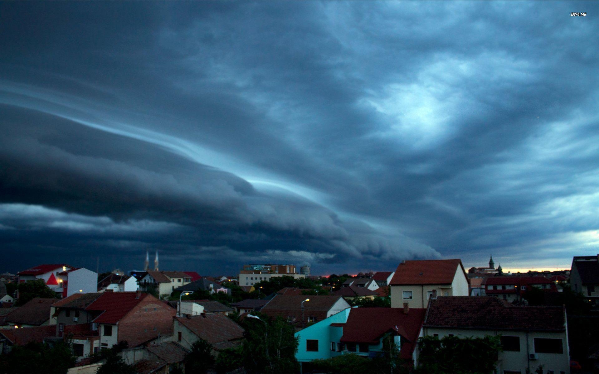 1920x1200 Storm clouds over Timisoara wallpaper, Desktop