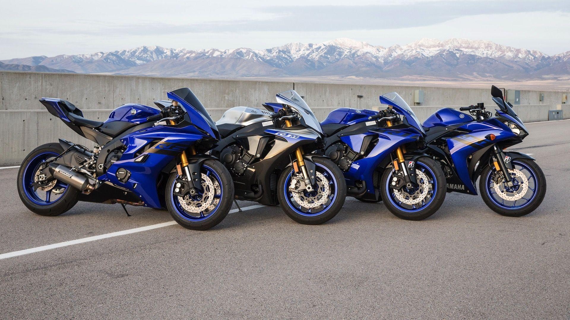 1920x1080 Yamaha Sportbike Lineup Review: R R R1 + R1M, Desktop