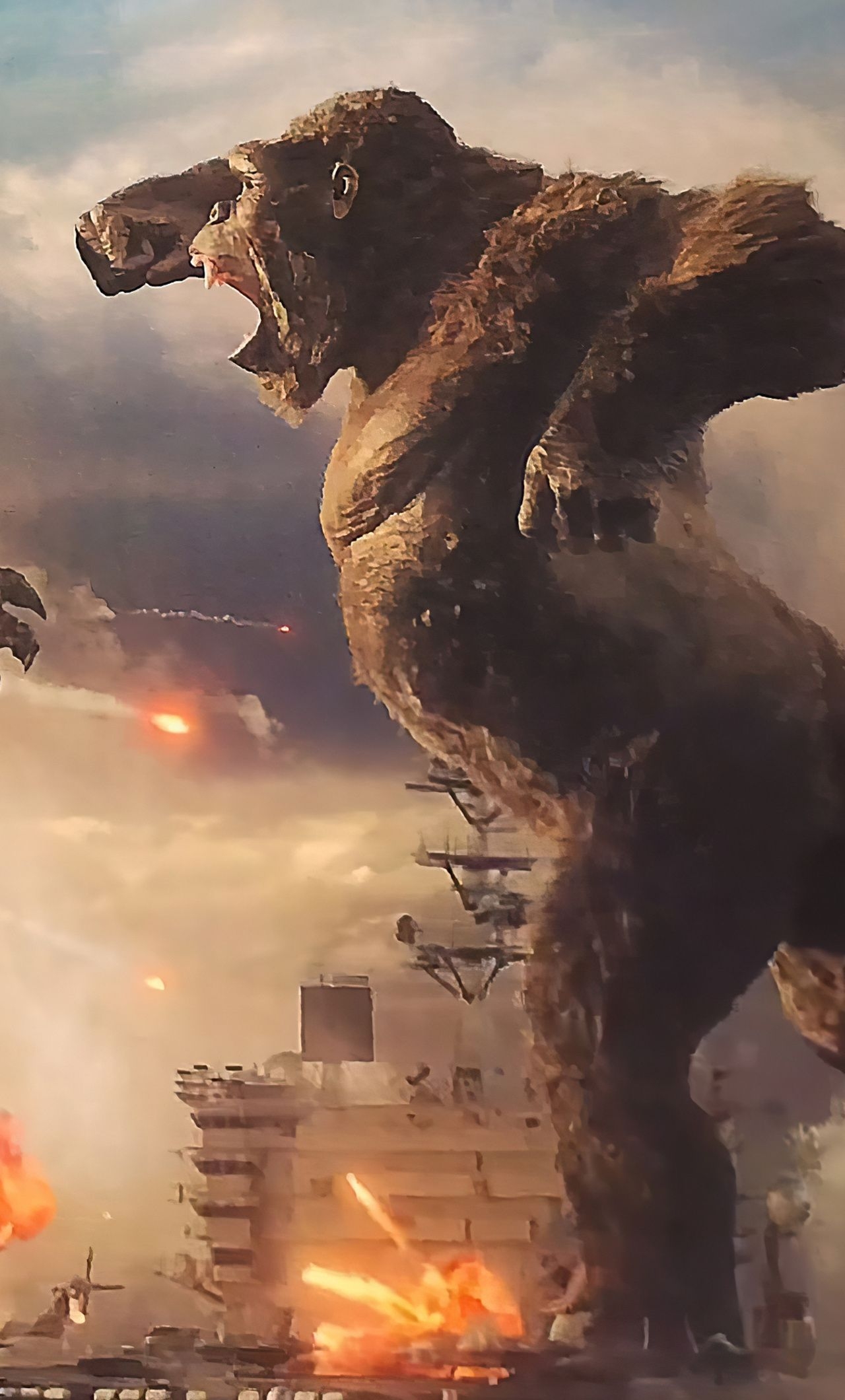 1280x2120 Godzilla Vs King Kong iPhone HD 4k Wallpaper, Image, Background, Photo and Picture, Phone