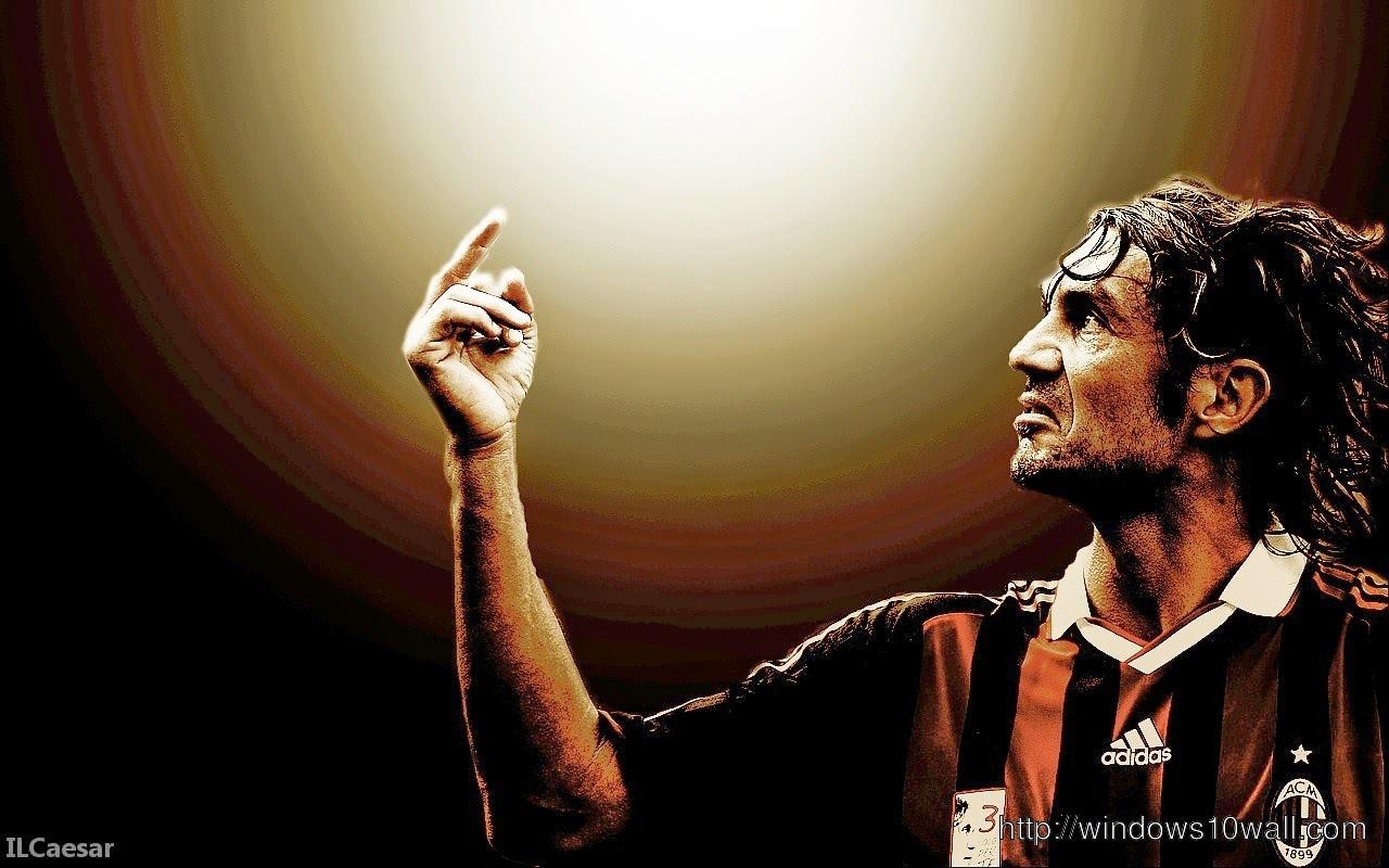 1280x800 Paolo Maldini AC Milan Legend Football HD Wallpaper 10, Desktop