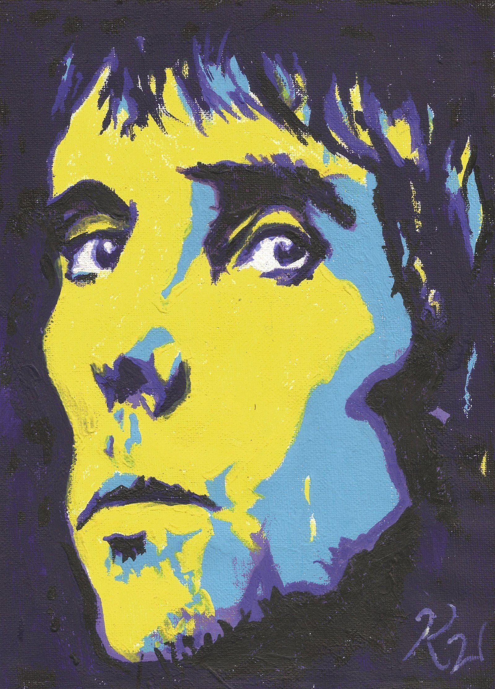 1600x2230 Ian Brown Popart (The Stone Roses), Phone