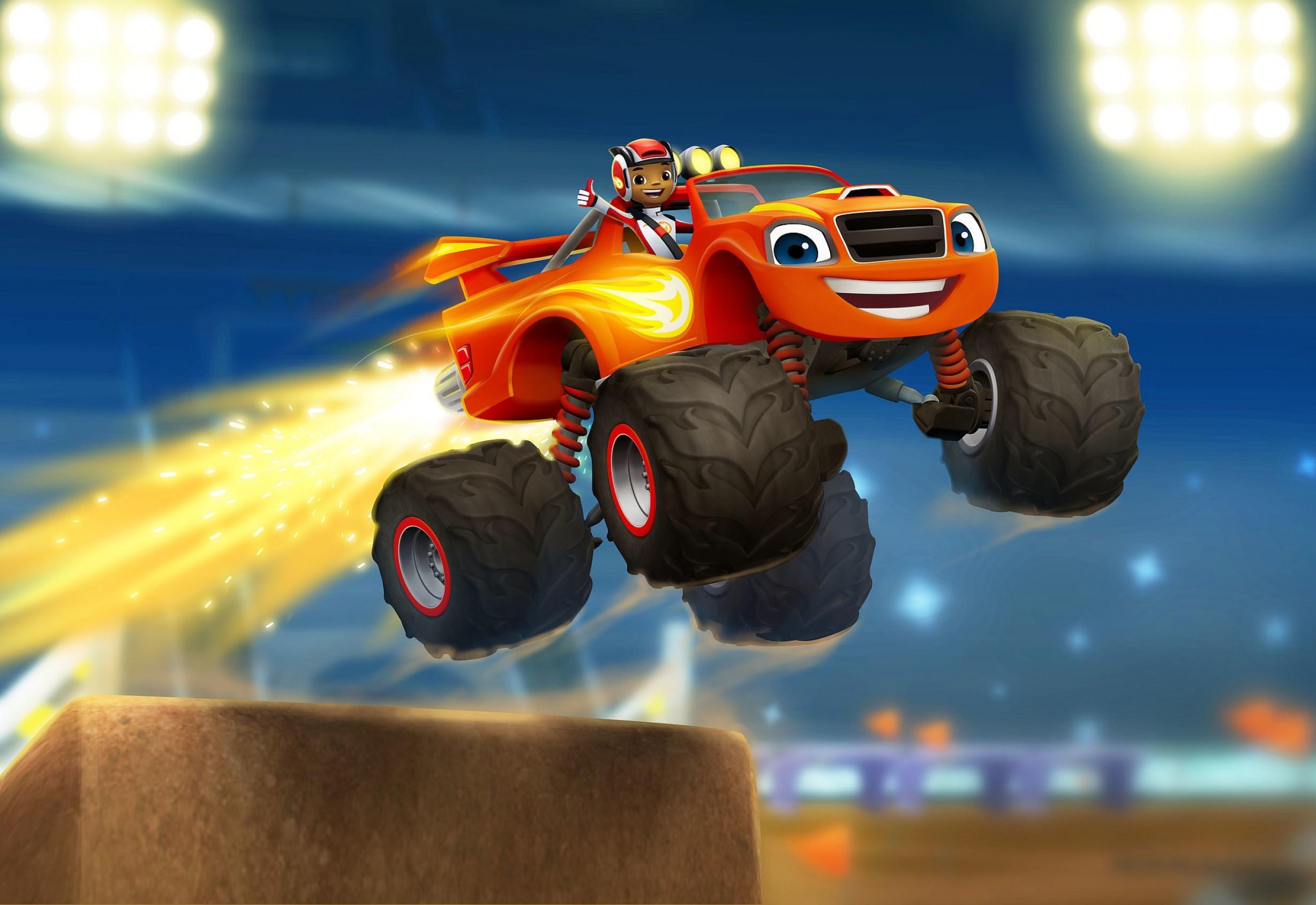 2460x1690 Blaze Monster Truck Vector Graphics, Desktop