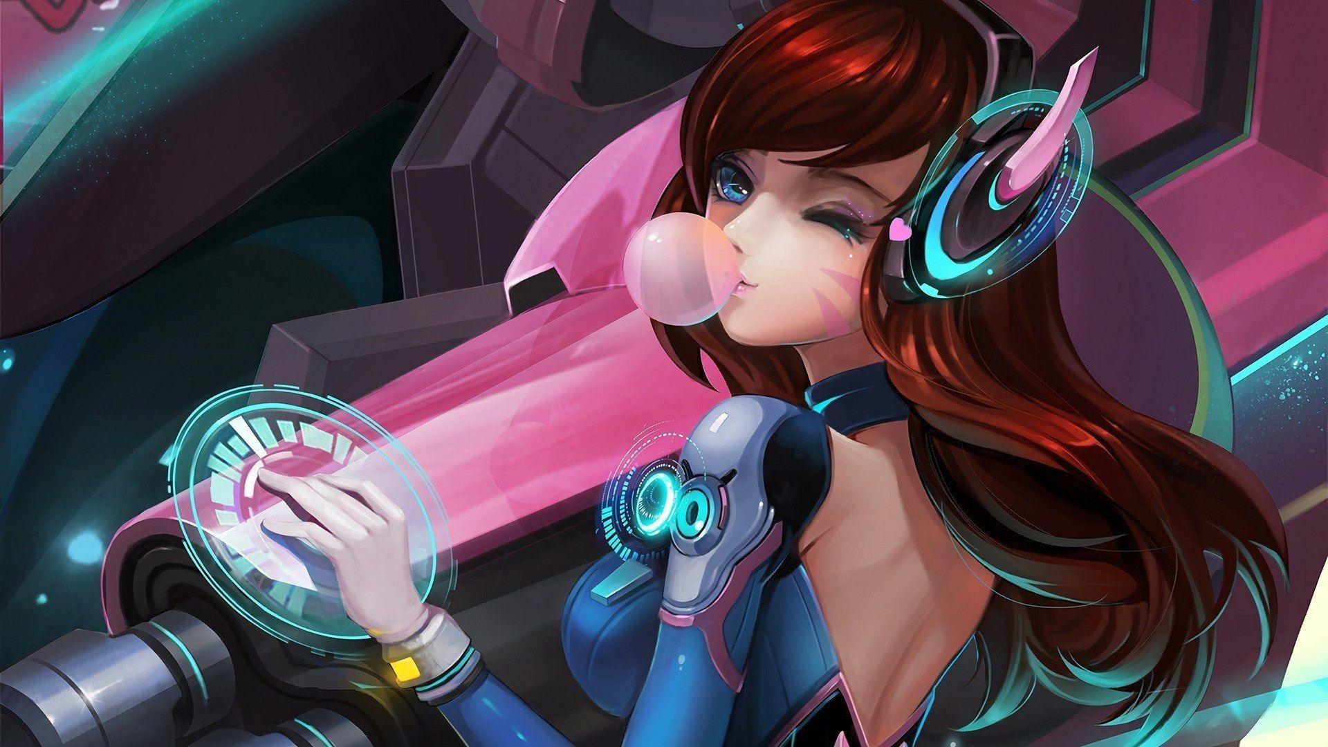 1920x1080 dva overwatch full screen wallpaper hd, Desktop