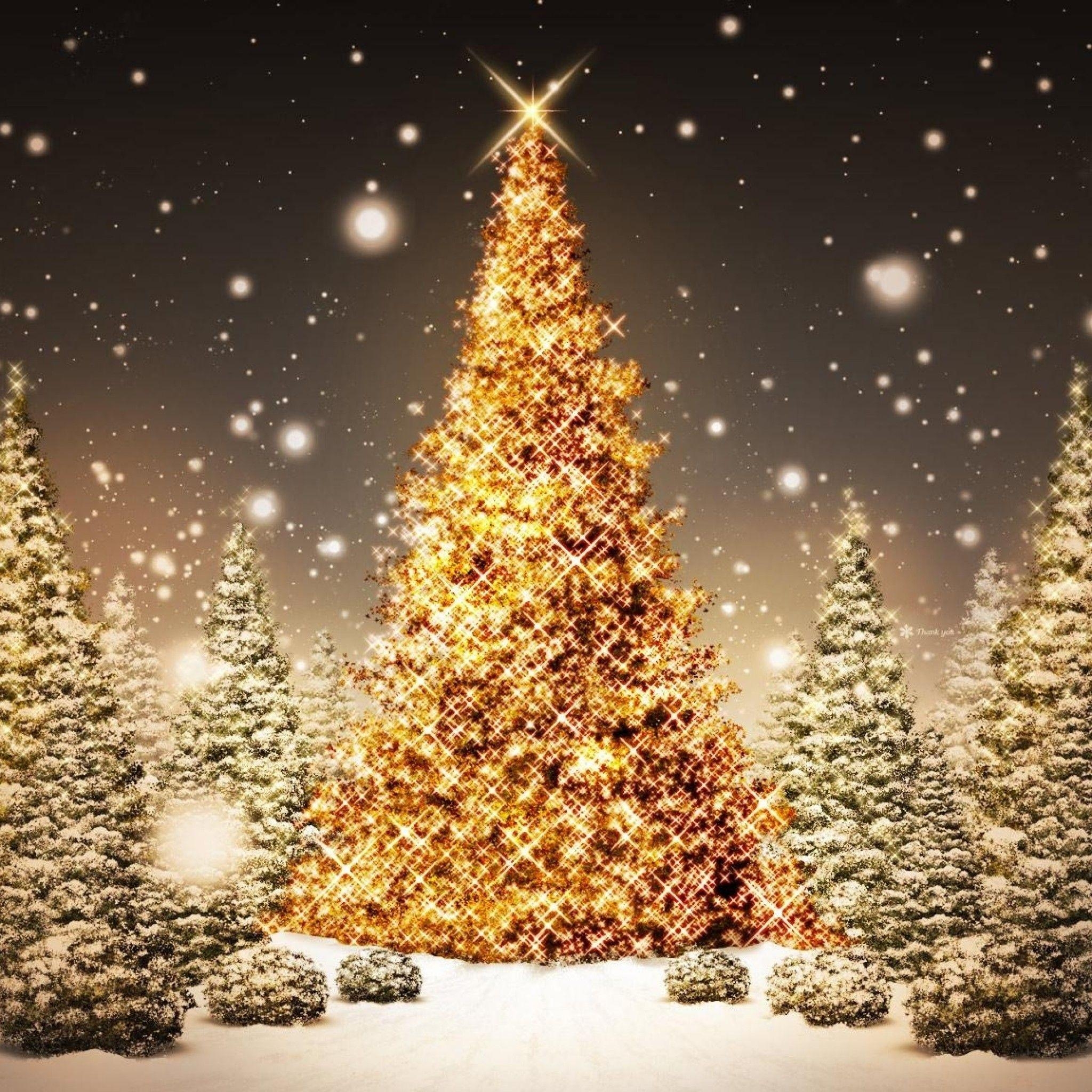 2050x2050 iPad Christmas Wallpaper Free iPad Christmas Background, Phone