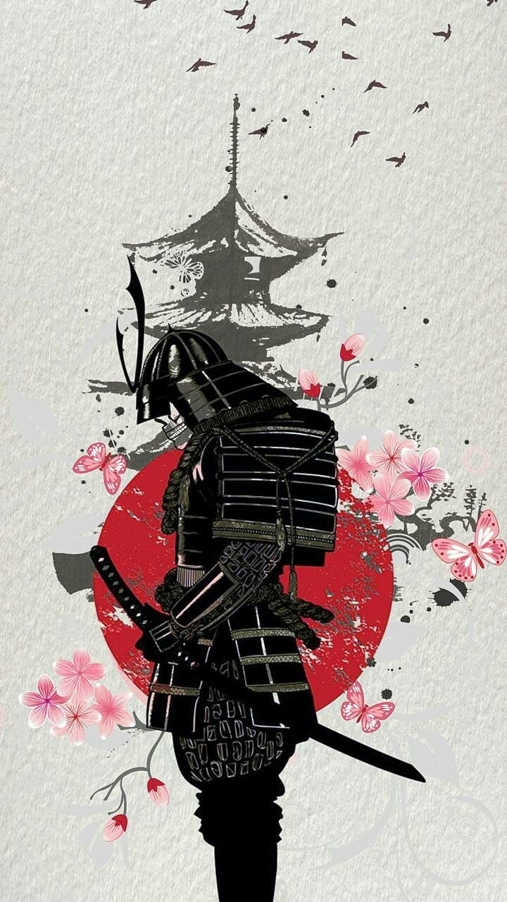 720x1280 Wallpaper. Samurai wallpaper, Samurai artwork, Japanese art prints, Phone