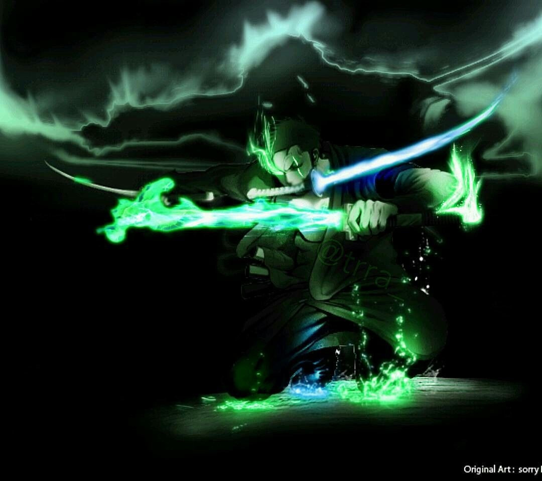 1080x960 One Piece Zoro Dark, Desktop