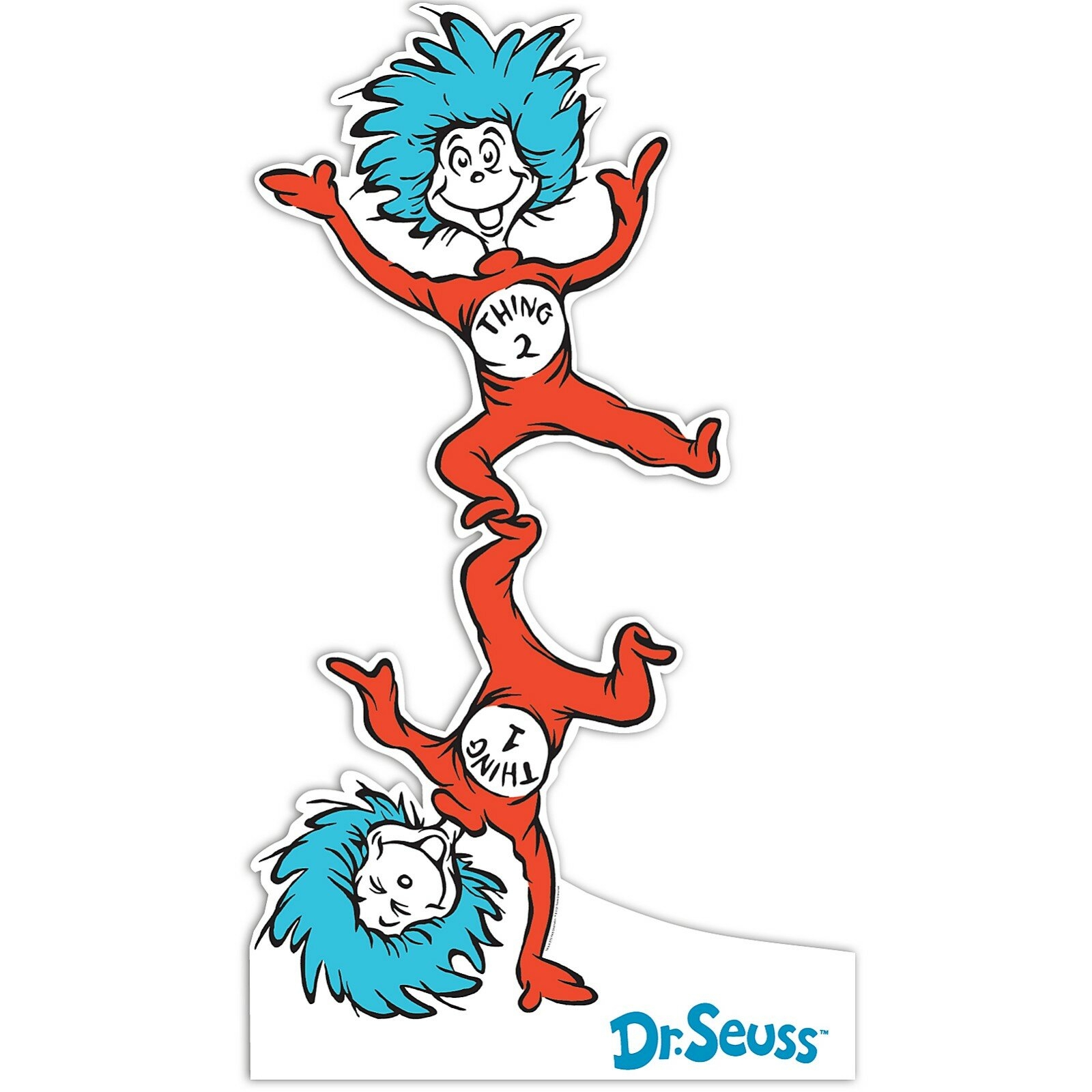 1600x1600 NA Dr. Seuss Thing 1 and Thing 2 Standup, Phone