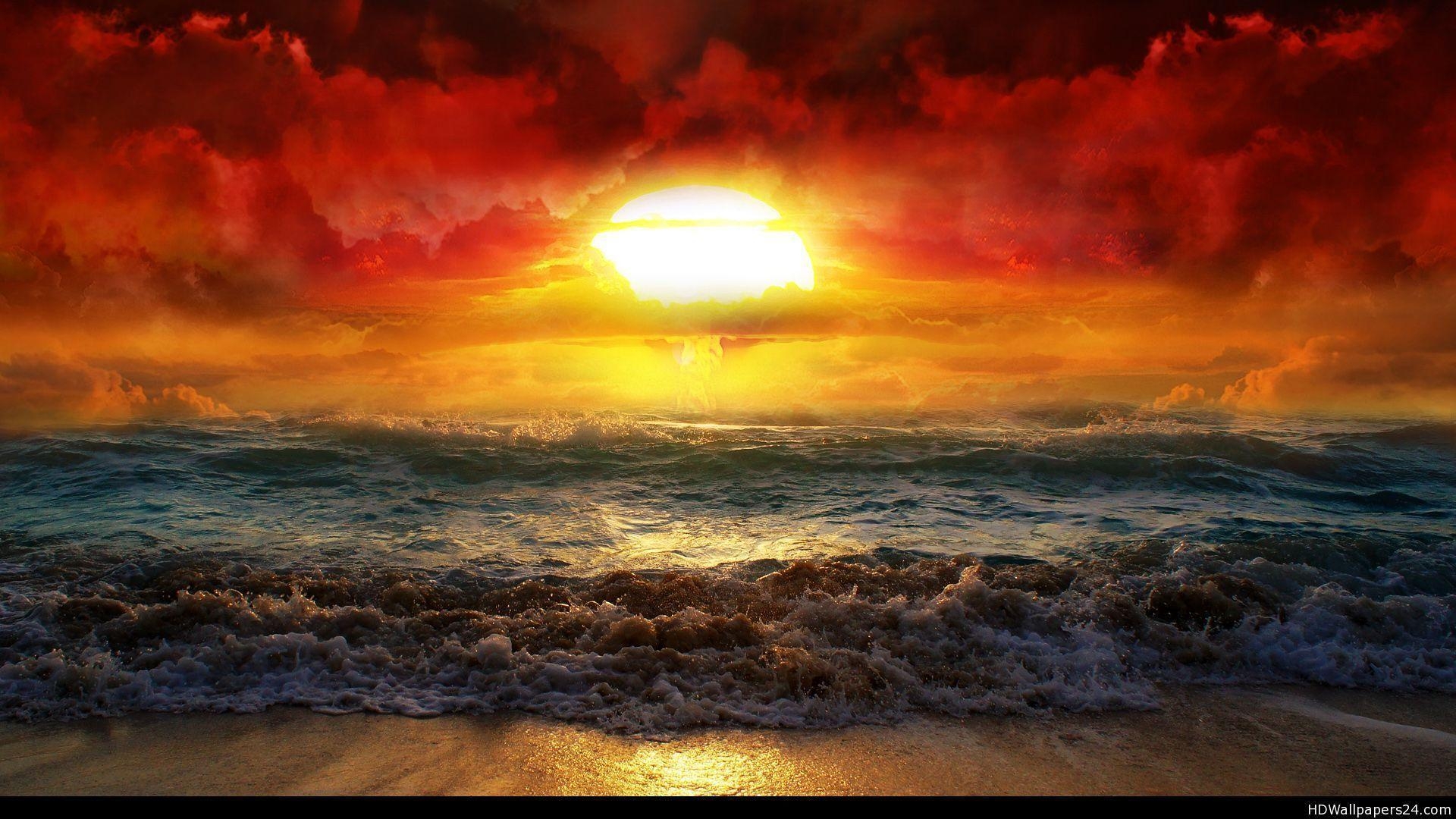 1920x1080 sunrise beach sand wallpaper 22, Desktop