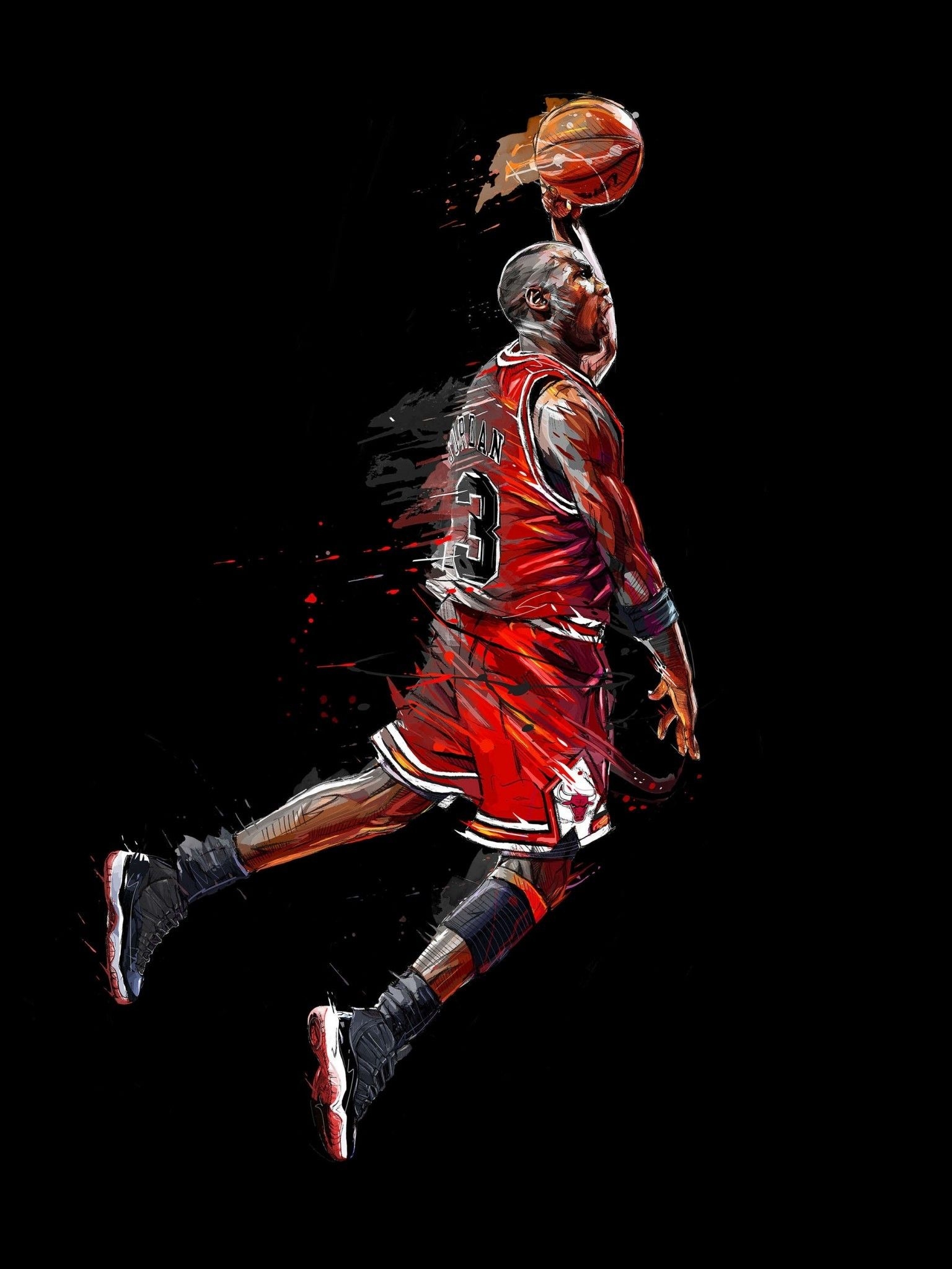 1540x2050 Michael Jordan iPad Wallpaper, Phone