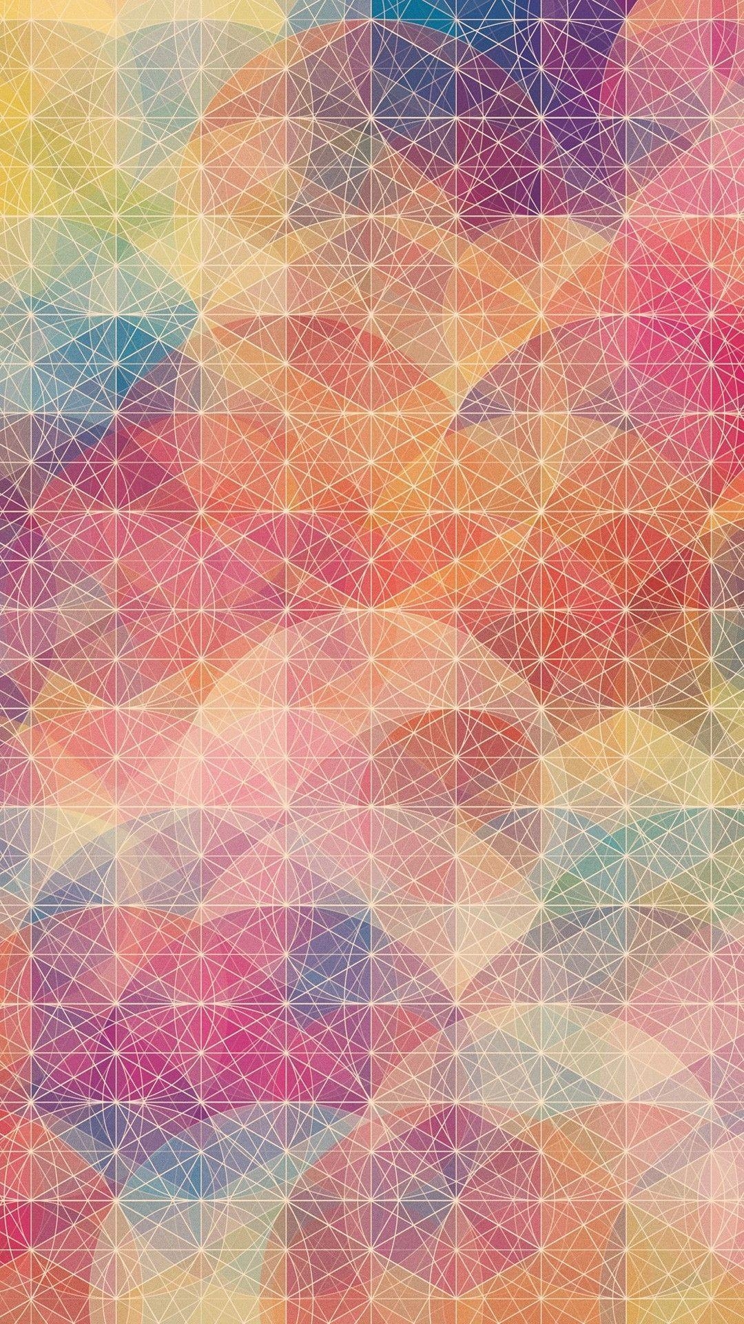 1080x1920 Circles and plain polygons Mobile Wallpaper 3060, Phone