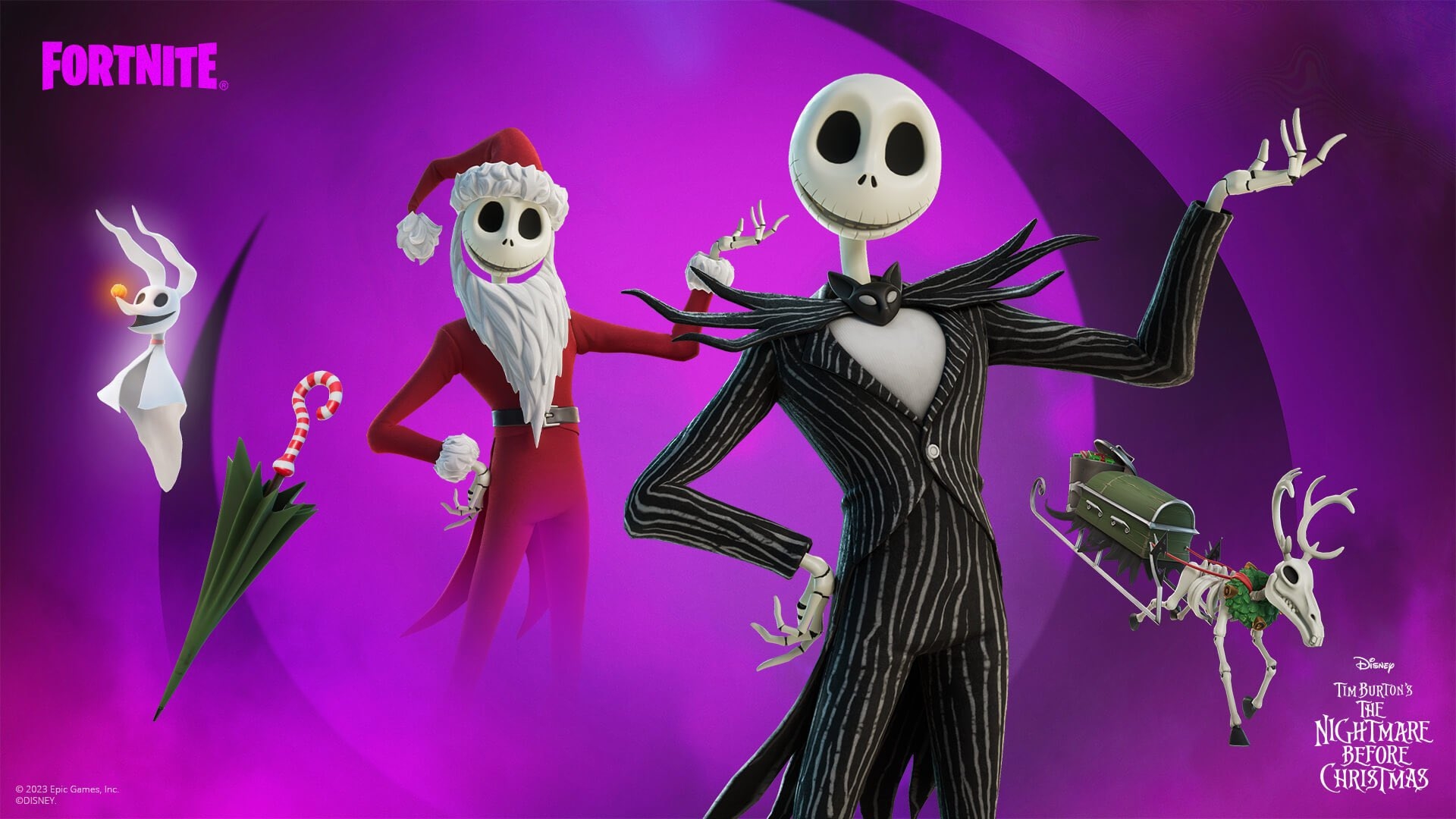 1920x1080 Jack Skellington Fortnite wallpaper, Desktop