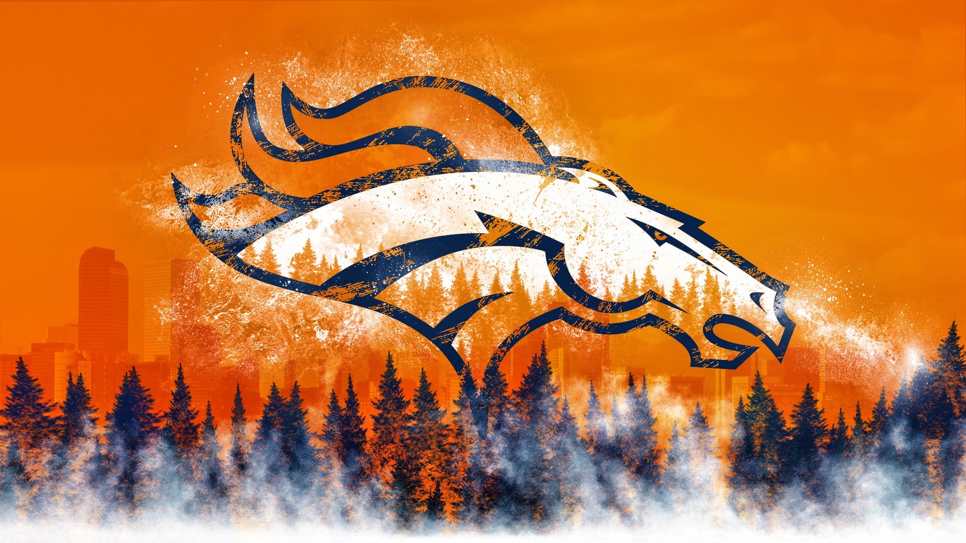 1920x1080 Denver Broncos Logos Wallpaper, Desktop